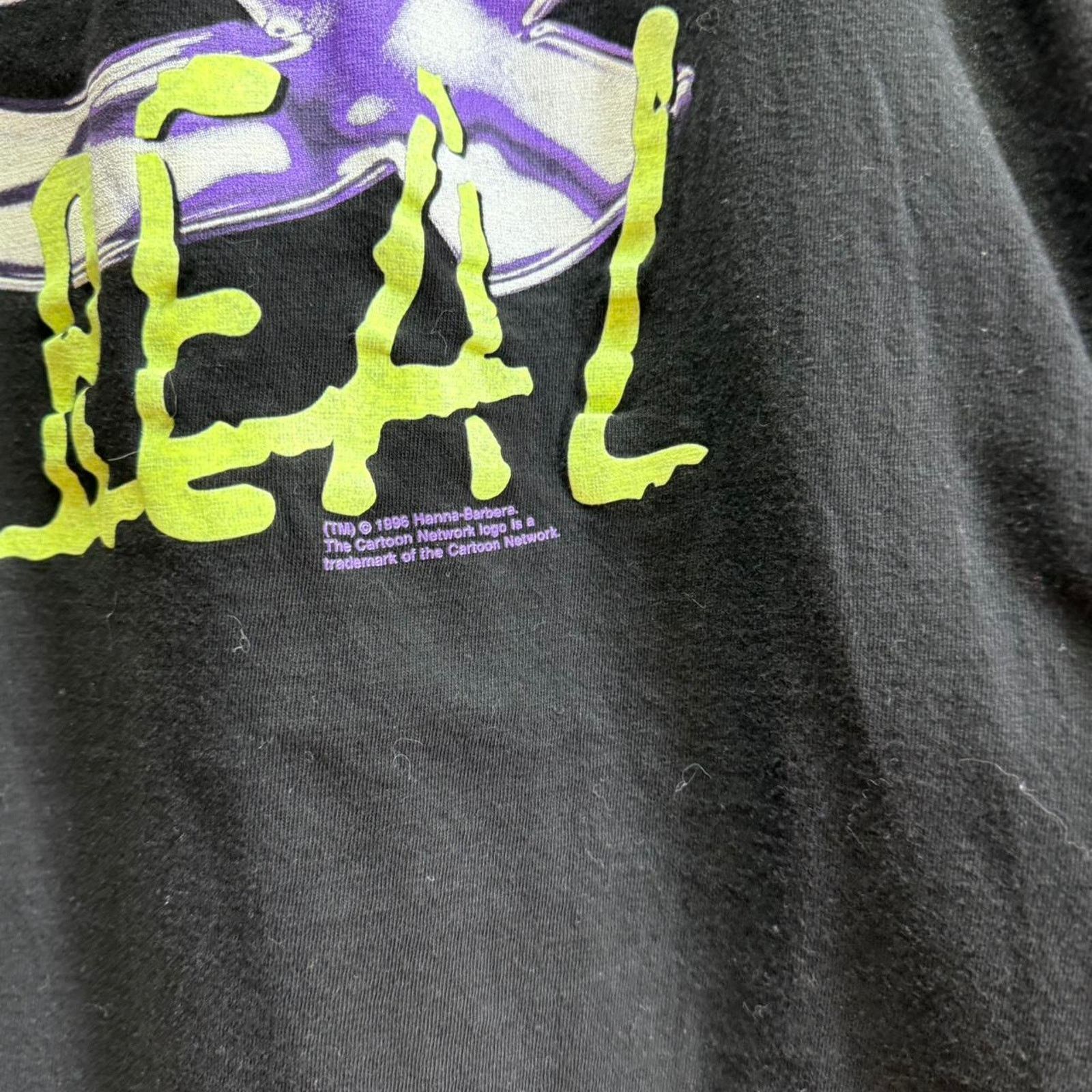 Vintage Vintage 80s Johnny Quest Get Real TV Show Promo T-Shirt Size US L / EU 52-54 / 3 - 4 Thumbnail