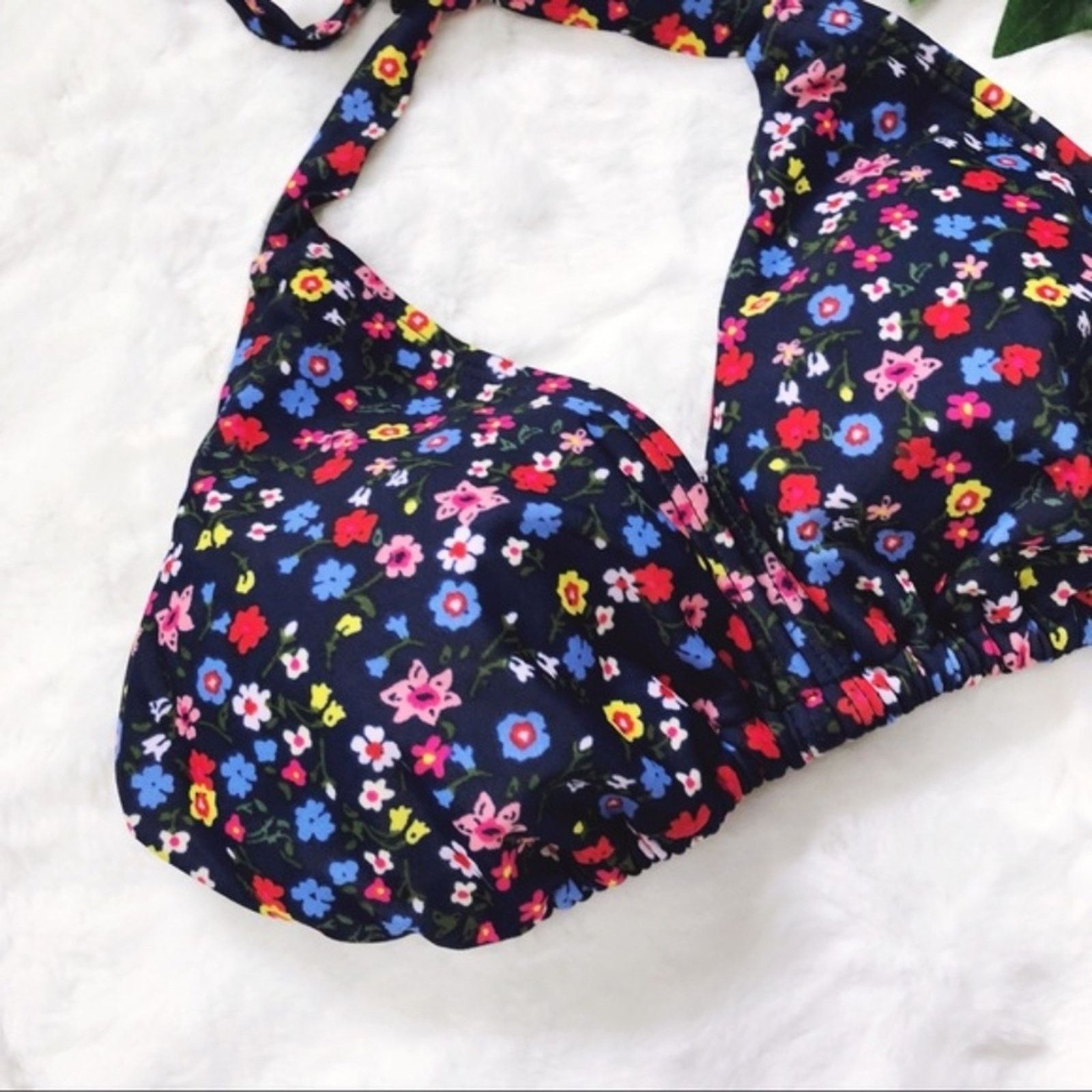 Gap GAP Floral Mix Triangle Bikini Top Size M / US 6-8 / IT 42-44 - 8 Thumbnail