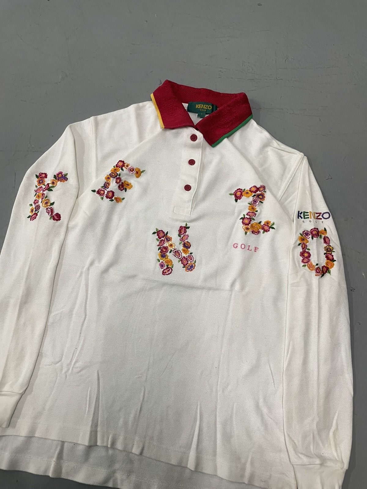 Kenzo Kenzo Golf Floral Polo Shirt Size US S / EU 44-46 / 1 - 4 Thumbnail