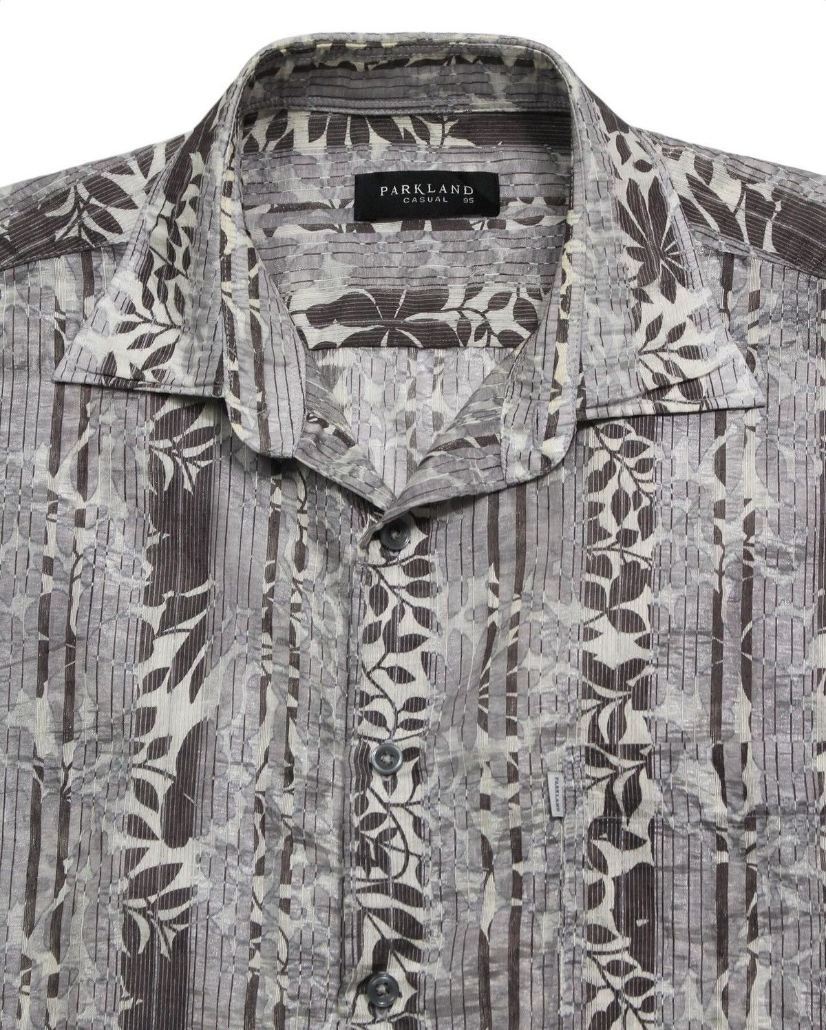 Japanese Brand × Vintage SS2010 PARKLAND RAYON / NYLON SHORT SLEEVE SHIRT Size US L / EU 52-54 / 3 - 2 Thumbnail