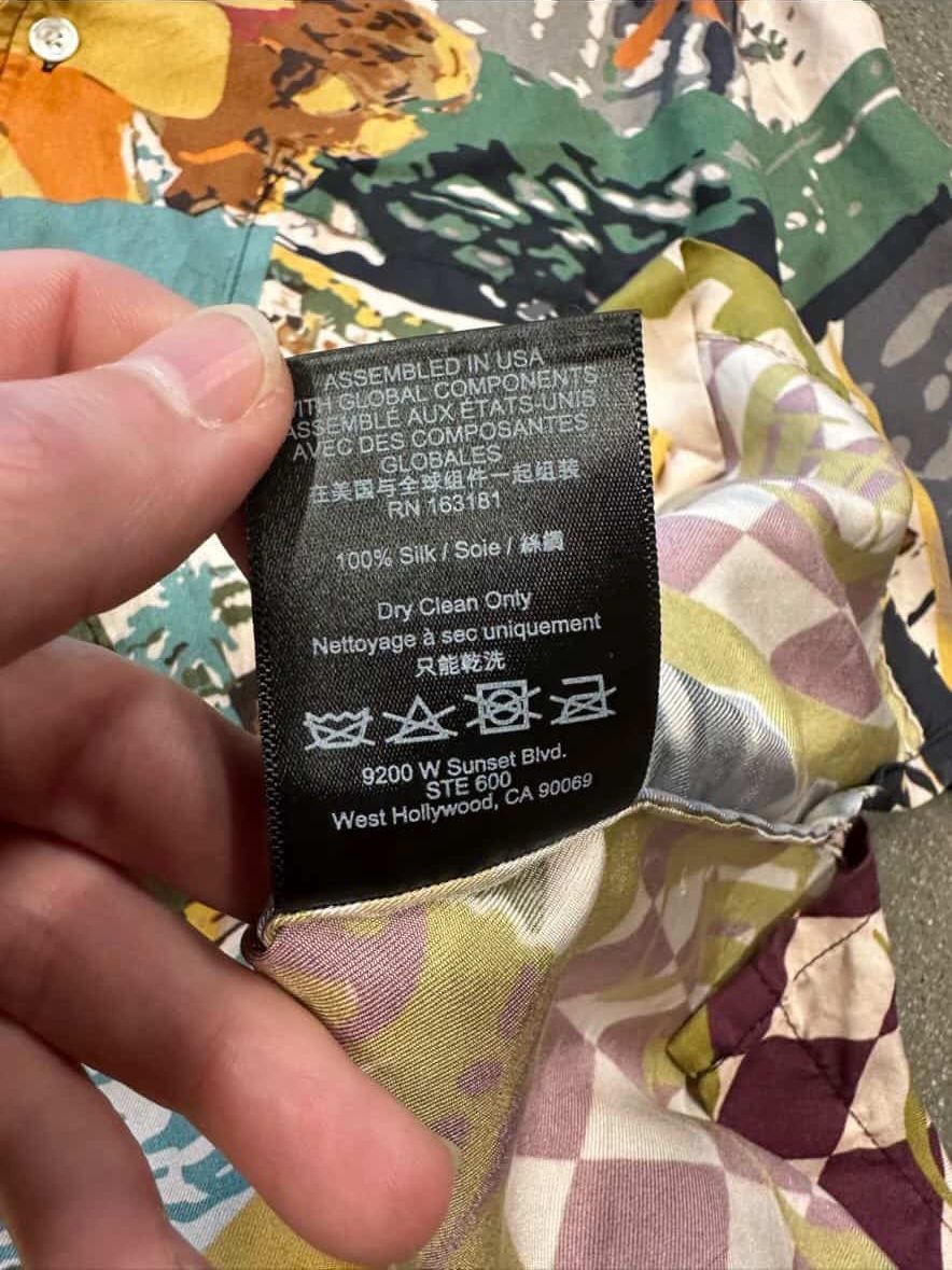 Rhude Rhude Silk Racing Short-Sleeve Button Up Multi-Color Size US M / EU 48-50 / 2 - 5 Thumbnail