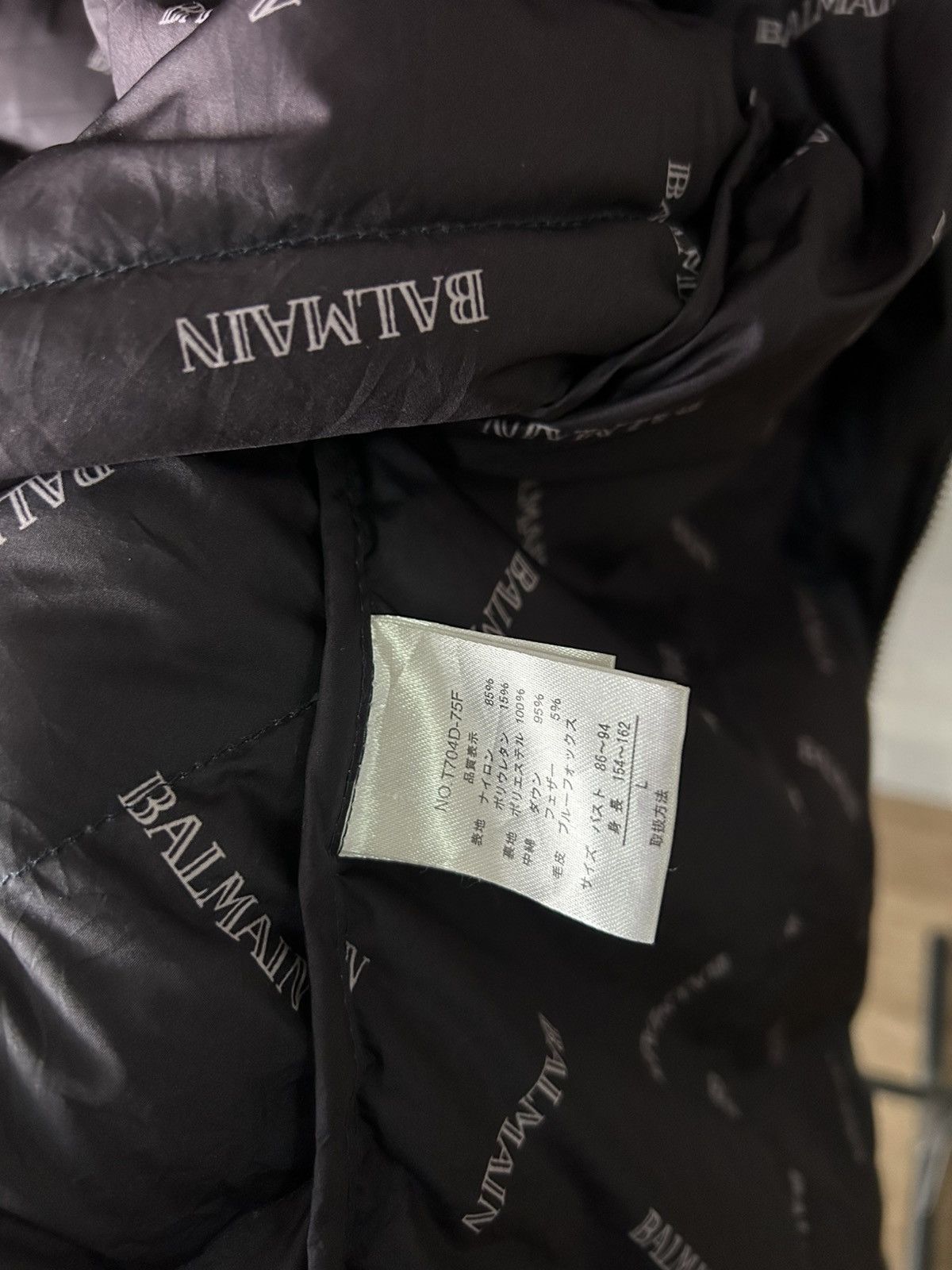 Balmain Balmain Rabbit Fur Puffer Jacket Size US L / EU 52-54 / 3 - 10 Thumbnail