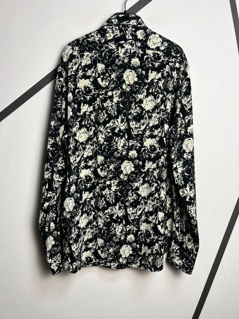 Saint Laurent Paris Saint Laurent Silk Rose Print Shirt- Size US L / EU 52-54 / 3 - 2 Thumbnail
