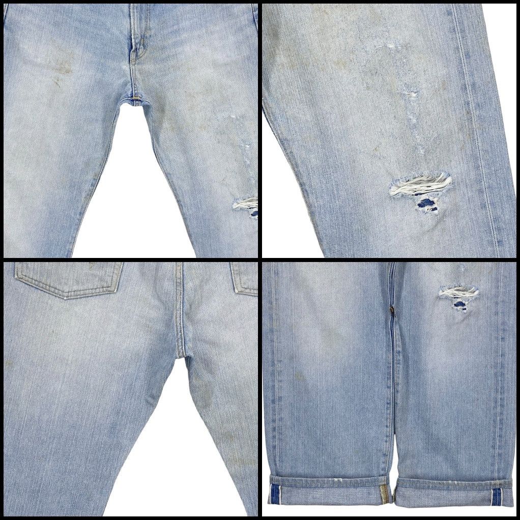 Edwin Edwin Selvedge Denim Jeans Distressed Selvedge Pants Japan Size US 32 / EU 48 - 8 Thumbnail