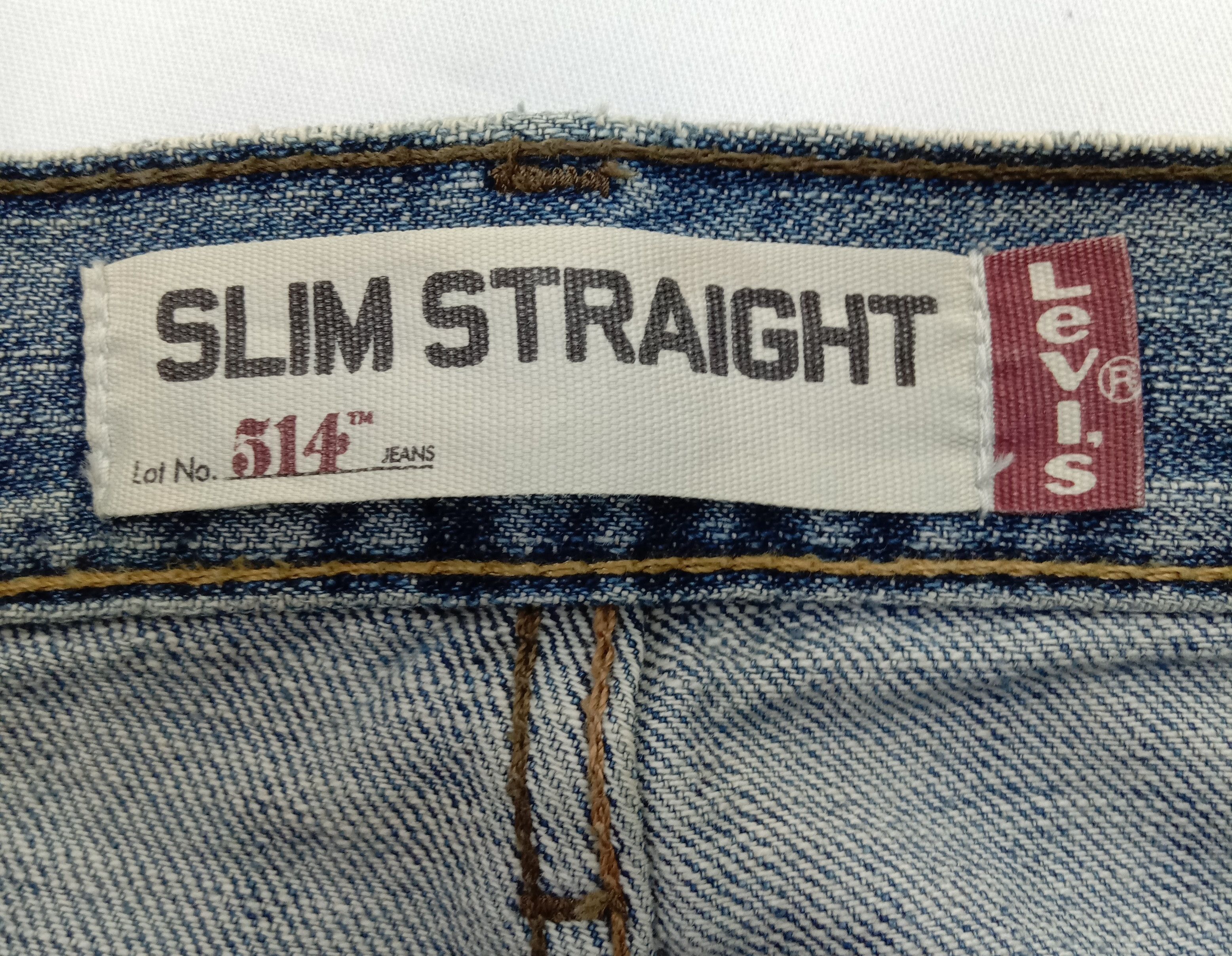 Levi's Vintage Levi's 514 Jeans Blue Wash Slim Straight Denim Size US 34 / EU 50 - 14 Thumbnail