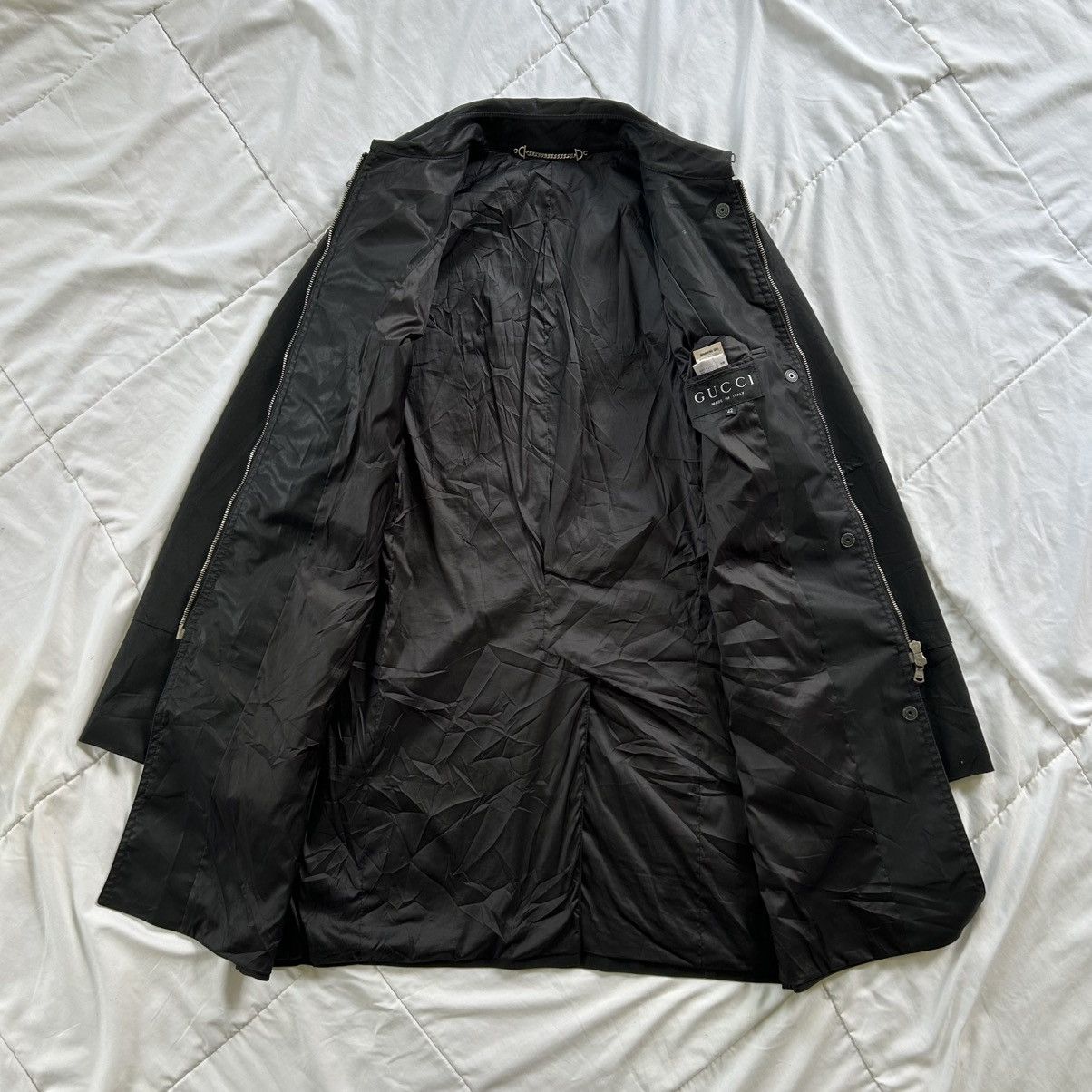 Gucci GUCCI 1997 by Tom Ford Era Water-Repellent Trench Coat Size US XS / EU 42 / 0 - 2 Thumbnail