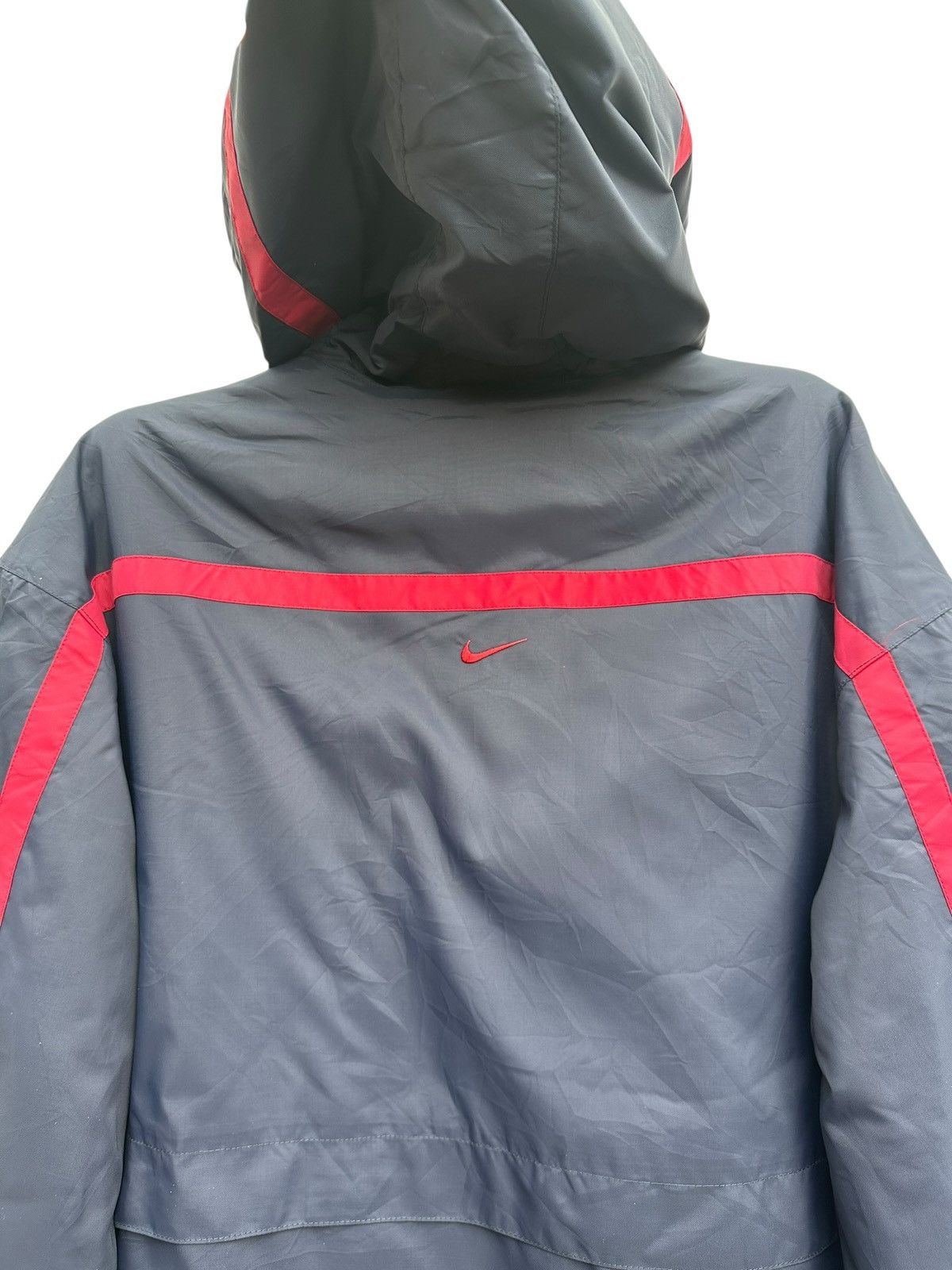 Nike Vintage 90s Nike Hooded Jacket Size US M / EU 48-50 / 2 - 3 Thumbnail