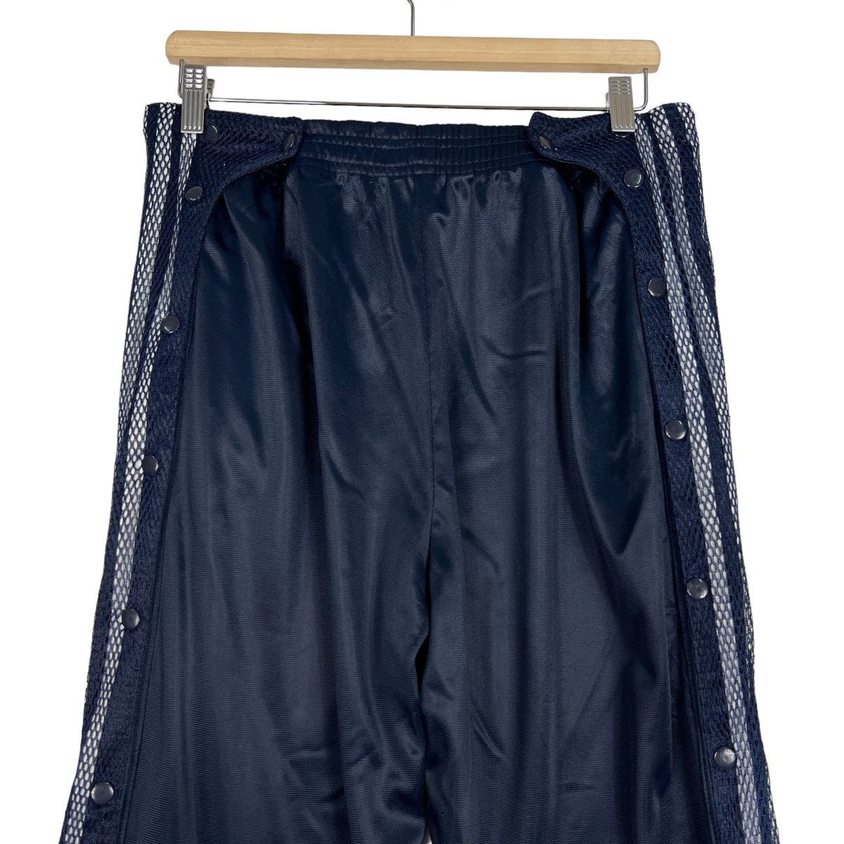 Adidas 🔥 VINTAGE 90s ADIDAS SIDE SNAP BUTTON TRACK PANTS Size US 30 / EU 46 - 8 Thumbnail