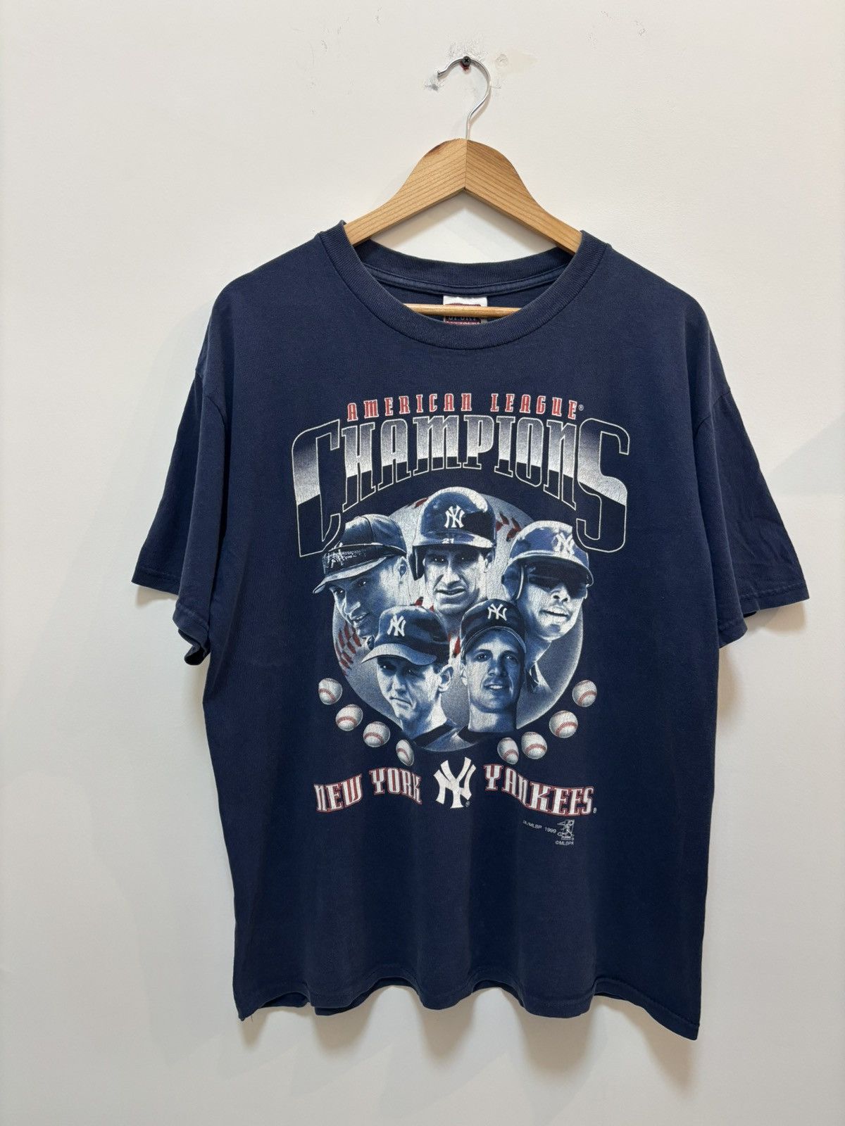 Vintage 1999 New York Yankees American League Champions