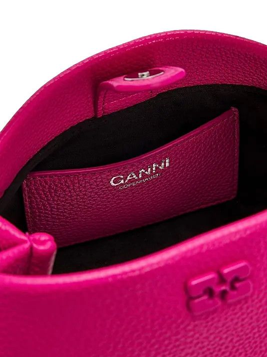 Ganni os11x0526 Size: OS / Mini Bou Crossbody Bag in Pink Size ONE SIZE - 3 Thumbnail