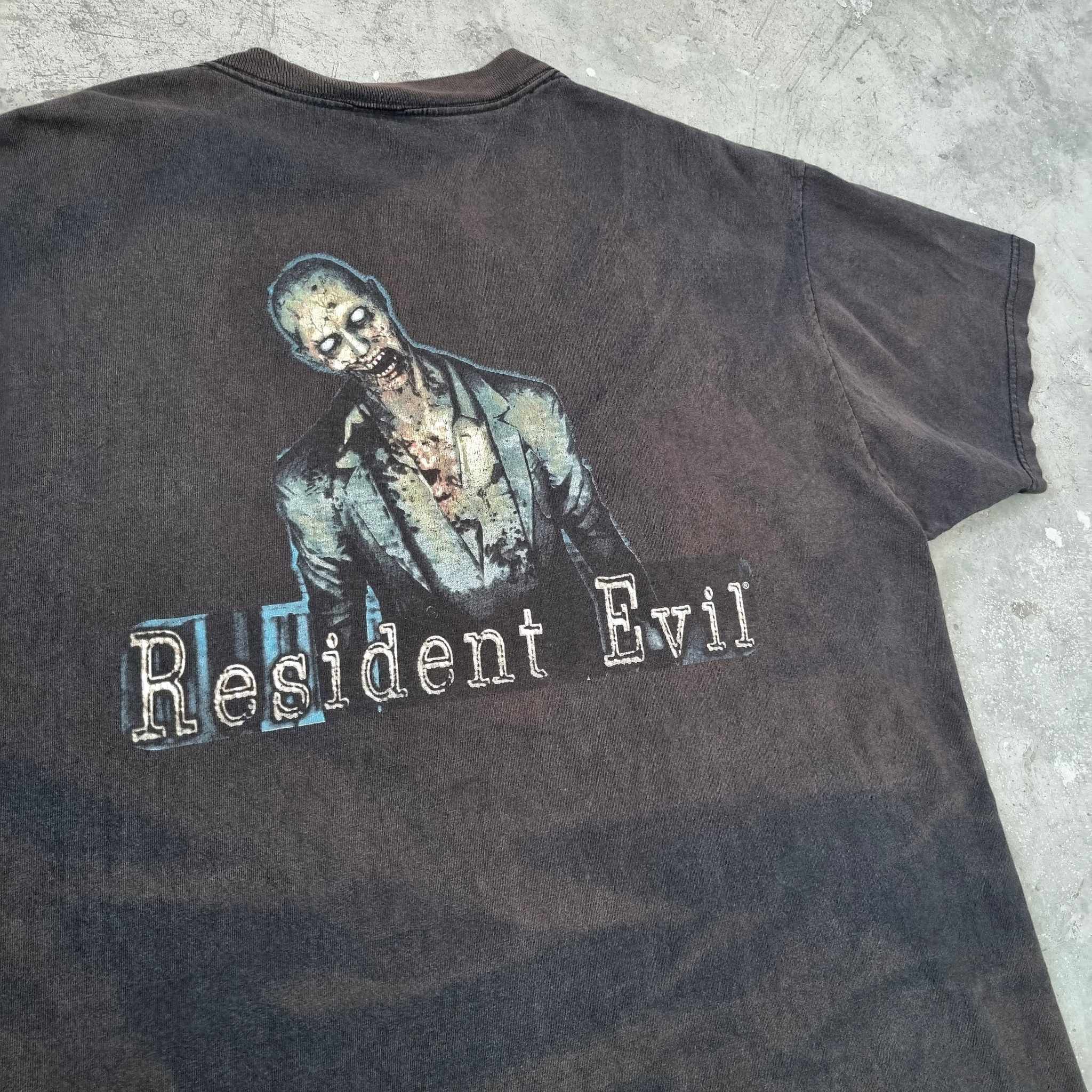 image of Nintendo x Playstation Vintage Resident Evil 2002 Shirt in Black, Men's (Size XL)