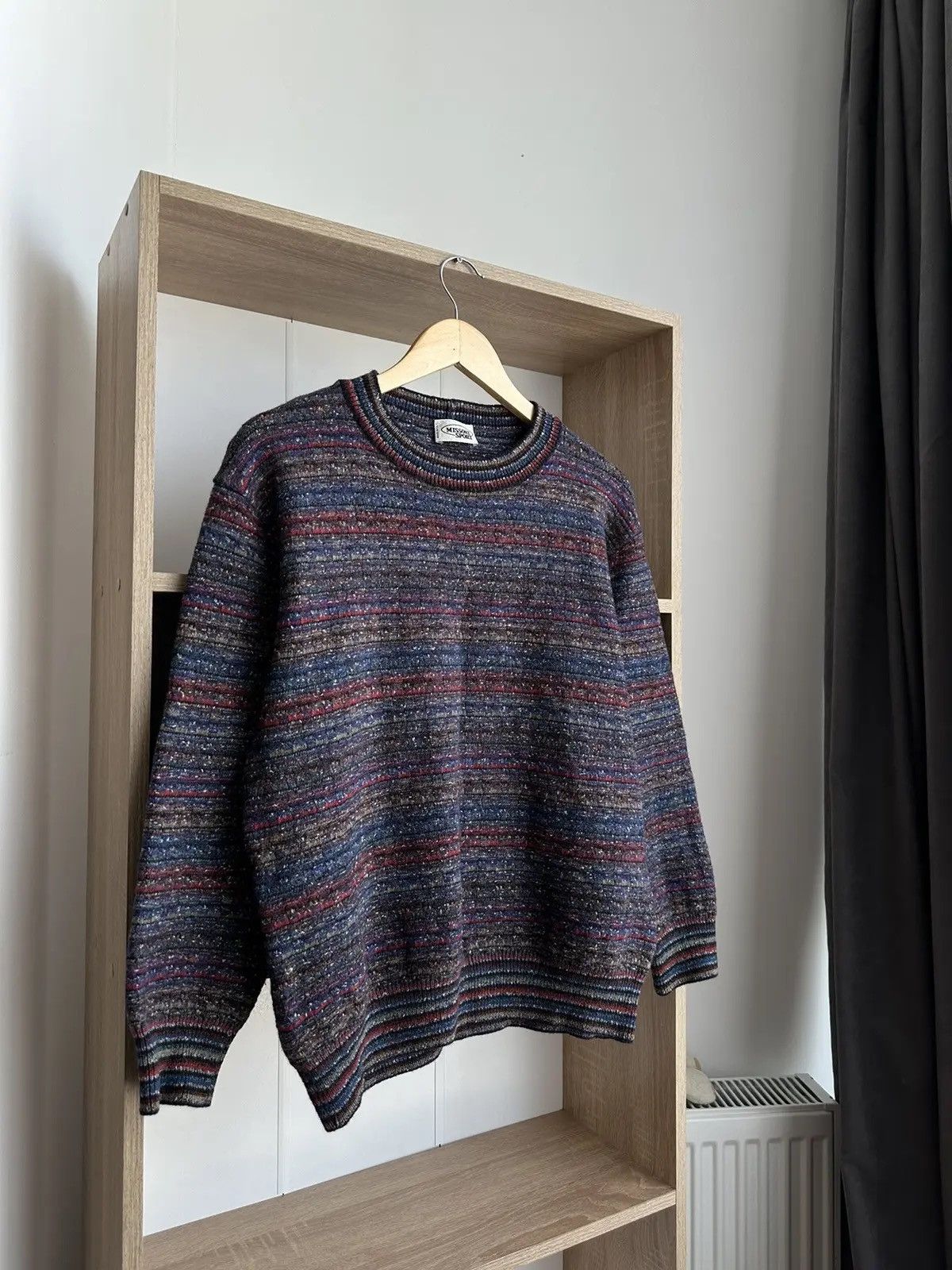 Missoni × Vintage Vintage Missoni Sport Multicolour Wool Knit Sweater Size US S / EU 44-46 / 1 - 3 Thumbnail