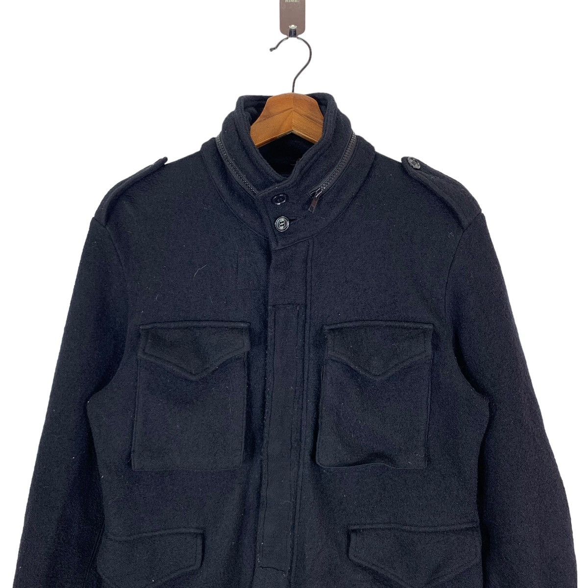 VINTAGE CABANE DE ZUCCA WOOL BUTTON JACKET