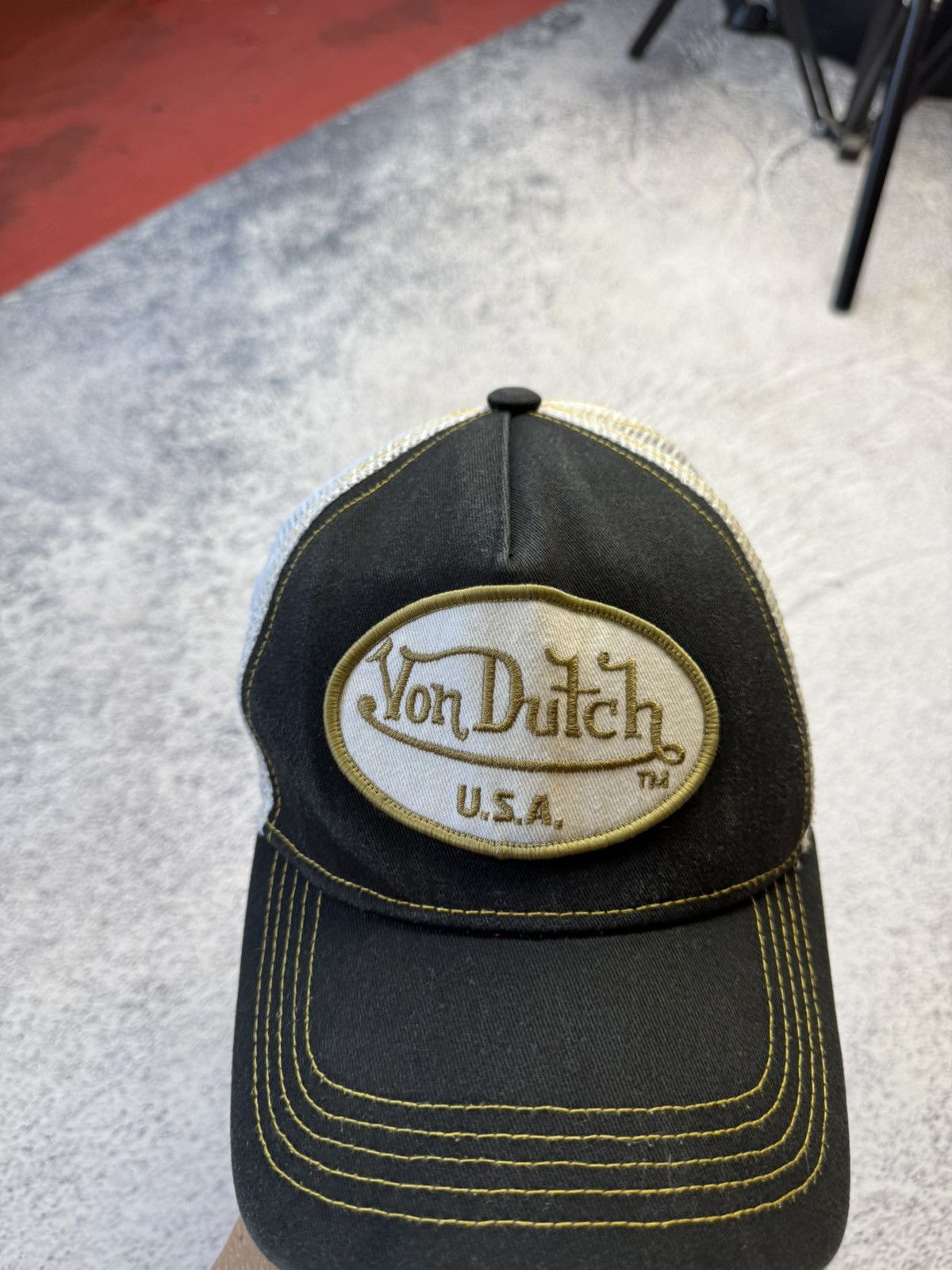 Von Dutch Vintage Von Dutch USA trucker cap hat Y2K Size ONE SIZE - 7 Thumbnail