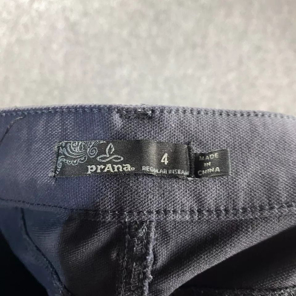 Prana PrAna Pants Women's 4 Gray Skinny Stretch Brena Moto Style Size 27" / US 4 / IT 40 - 7 Thumbnail