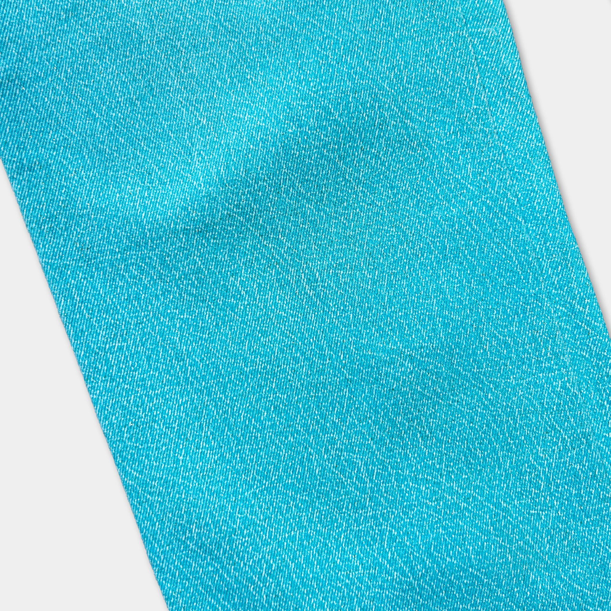 Roberto Cavalli Cavalli Glitter Teal Jeans Size 32" / US 10 / IT 46 - 3 Thumbnail
