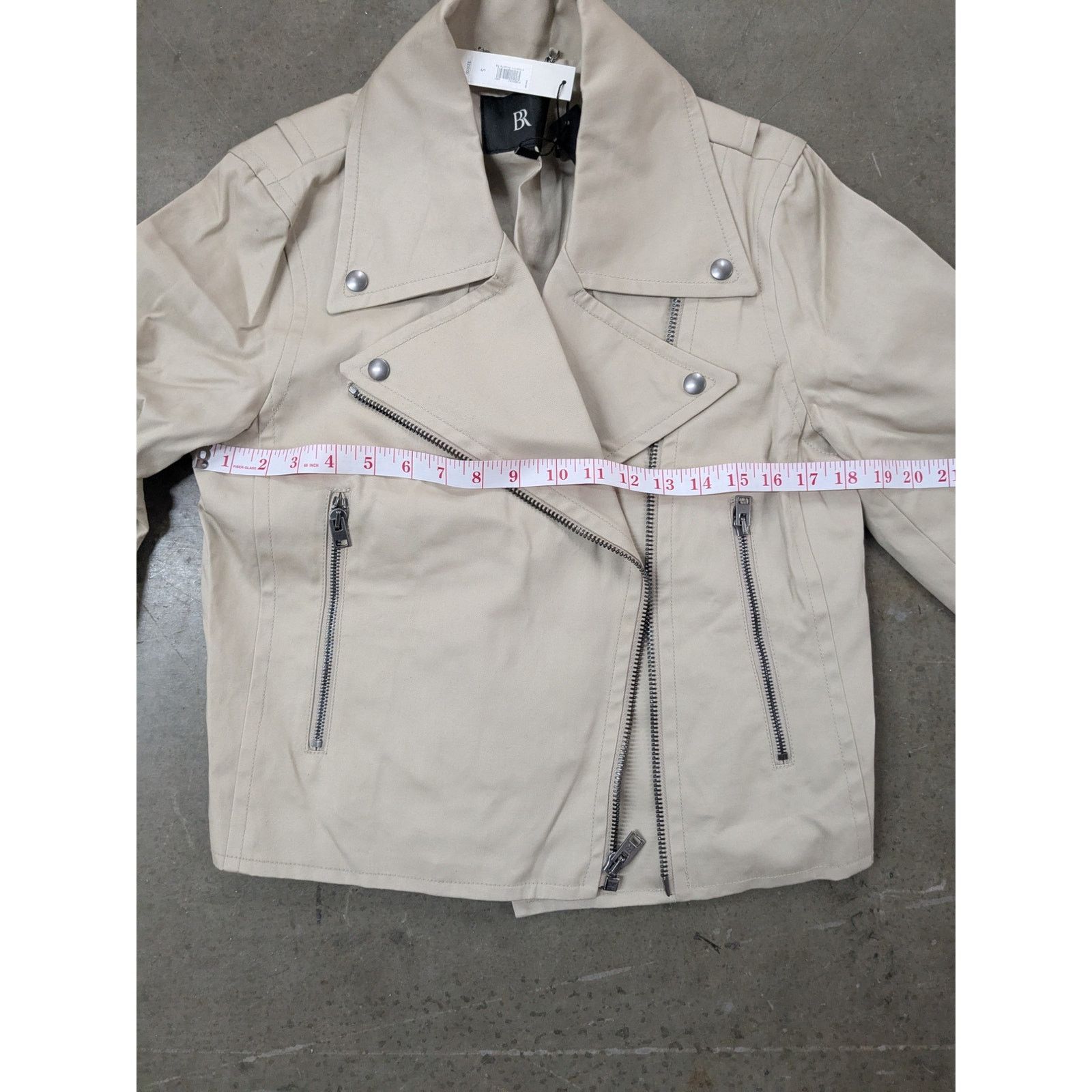 Banana Republic Banana Republic - Enola Waxed Cotton Moto Jacket / S / NWT Size S / US 4 / IT 40 - 8 Thumbnail