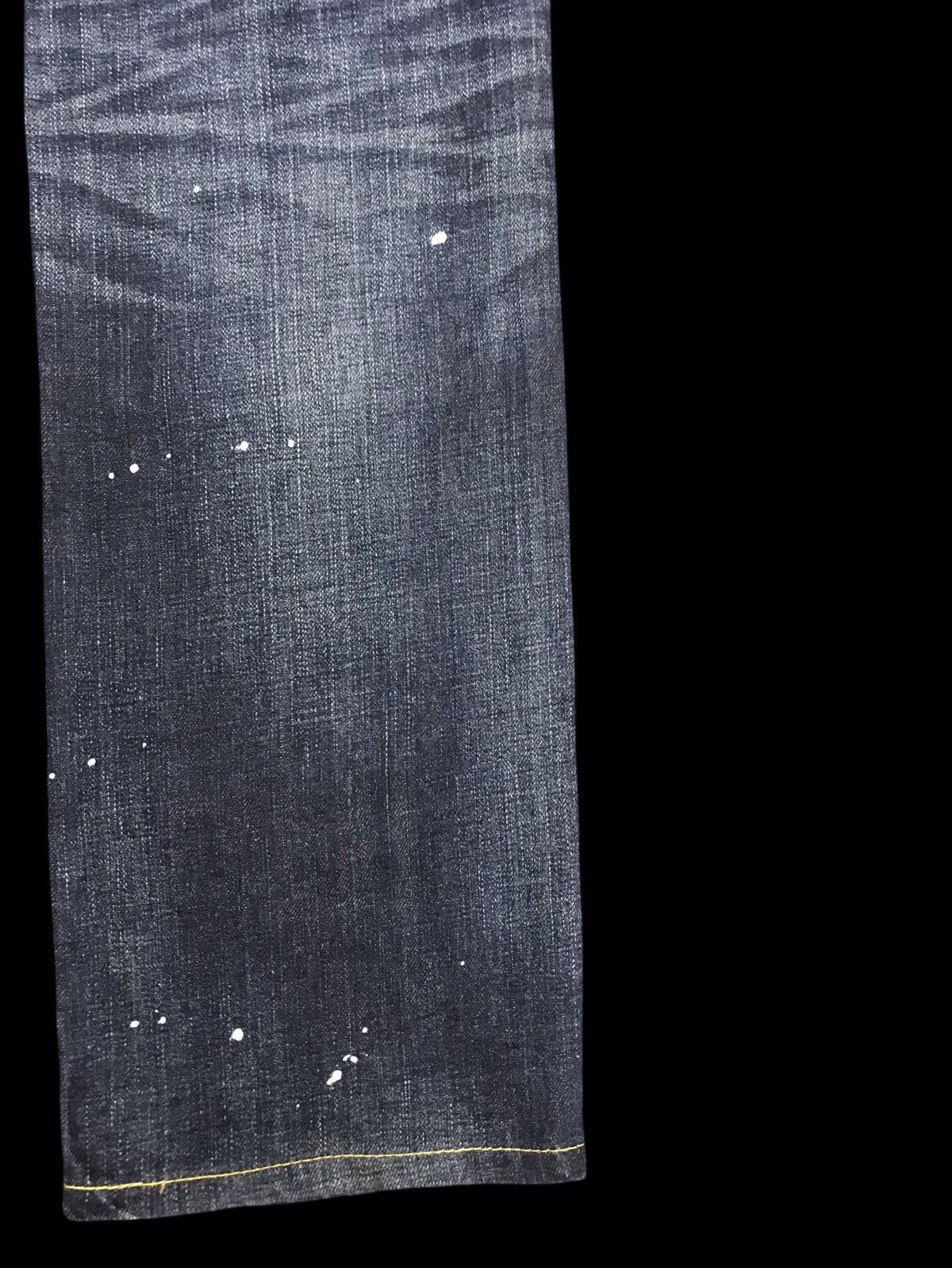 Japanese Brand 💥DENIM ART💥BACK NUMBER JAPAN DISTRESSED PAINTER DENIM F140 Size US 32 / EU 48 - 13 Thumbnail