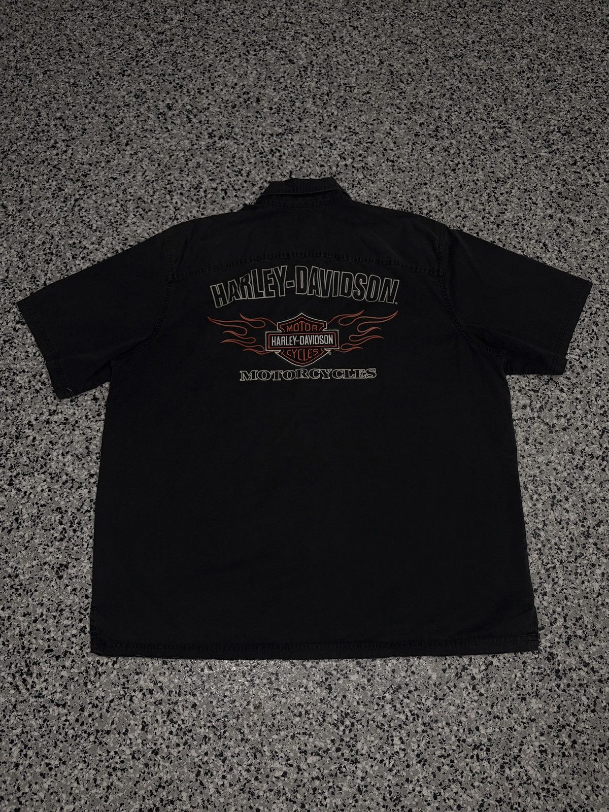 Harley Davidson 2000s Harley Davidson Button Up Mechanic Tee Size XL 0781 Size US XL / EU 56 / 4 - 1 Thumbnail