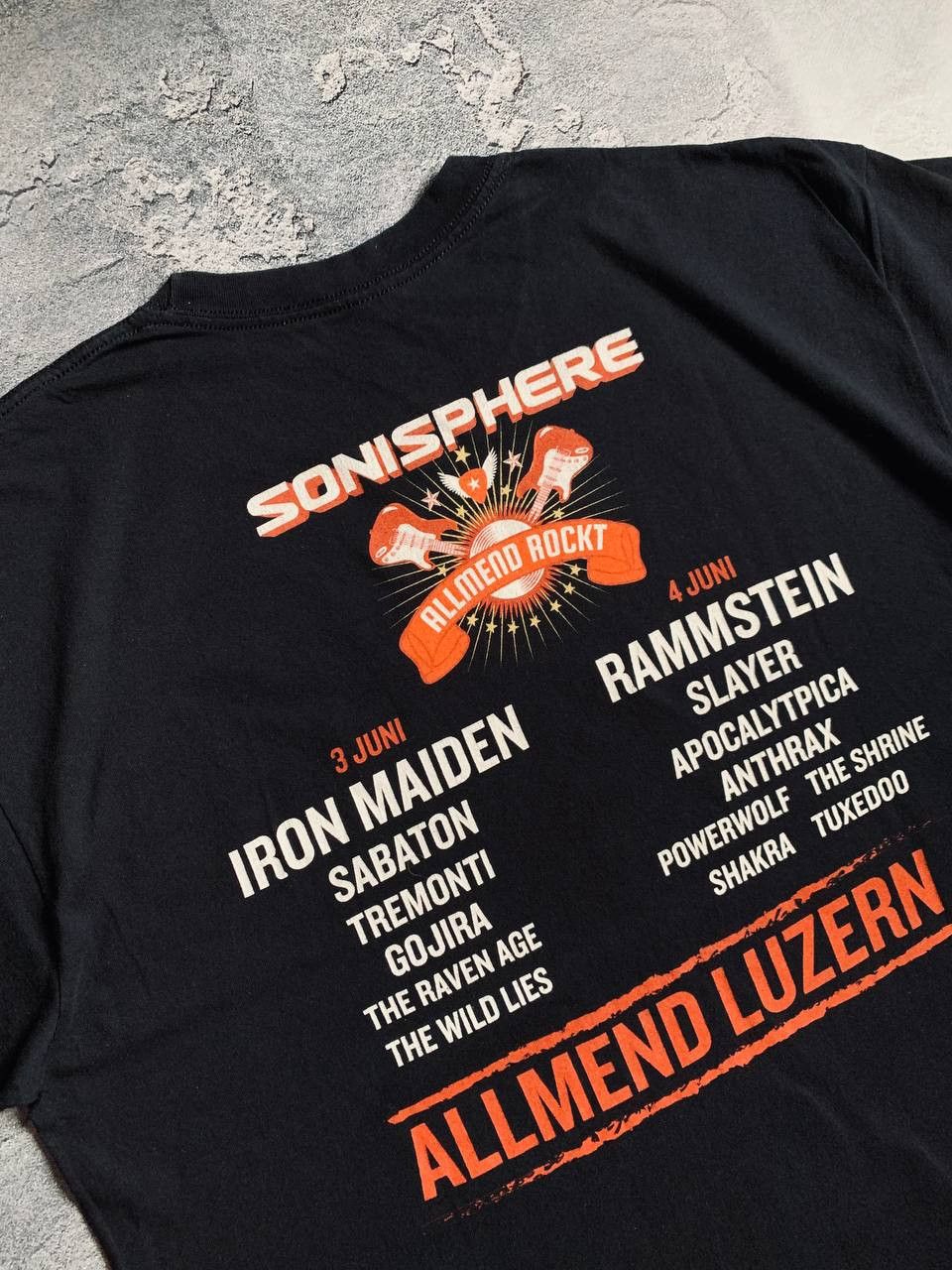 Gildan Sonisphere Festival Band T-Shirt RAMMSTEIN Heavy Metal Rock Size US XL / EU 56 / 4 - 10 Thumbnail