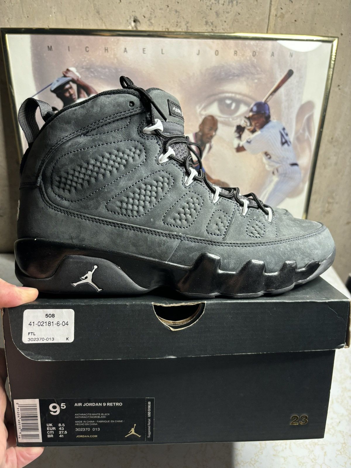 Jordan Retro 'anthracite'