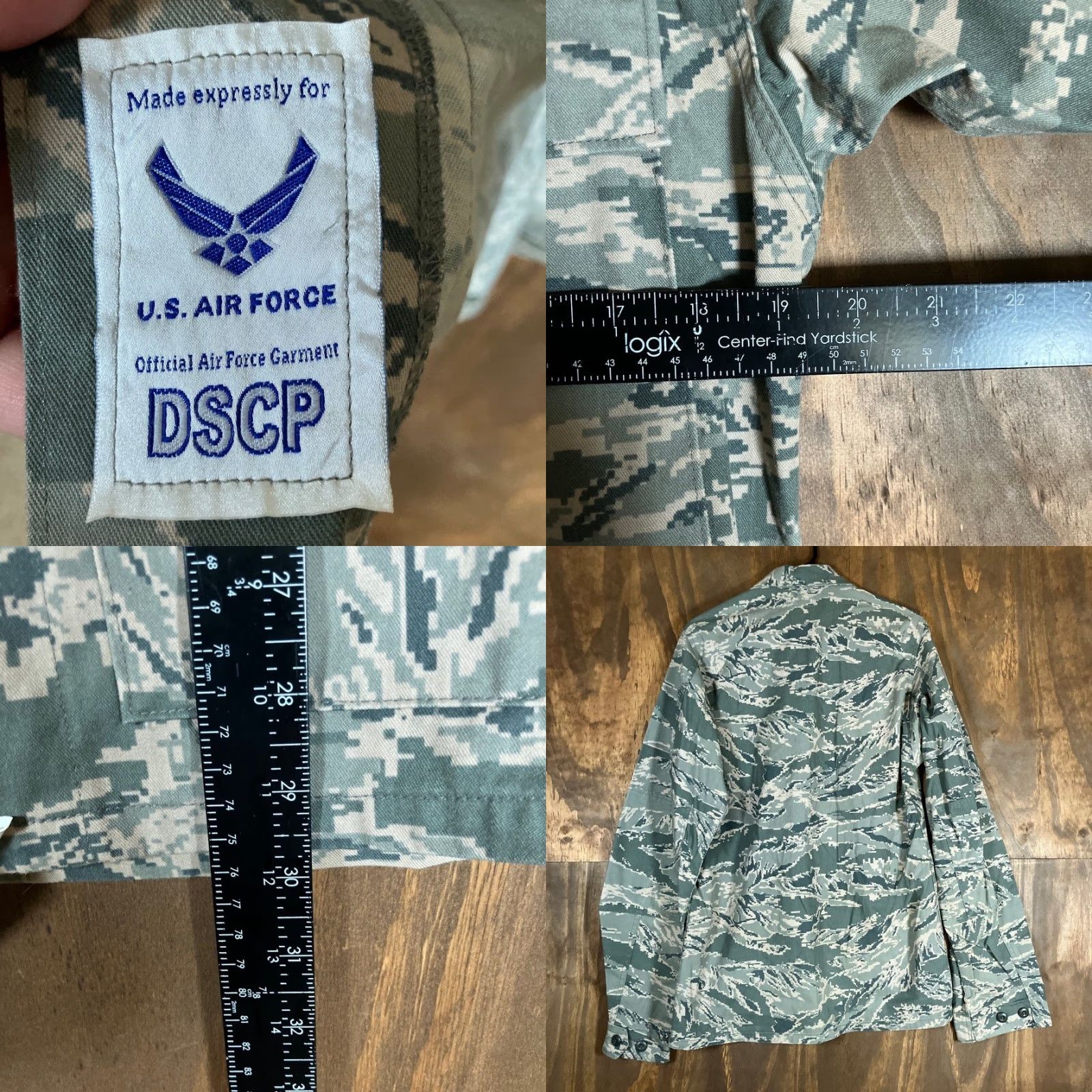 Vintage VINTAGE Air Force Airman Battle Mens Coat Green OCP Camouflage Uniform 38 XLong Mens Size US XXS / EU 40 - 8 Thumbnail