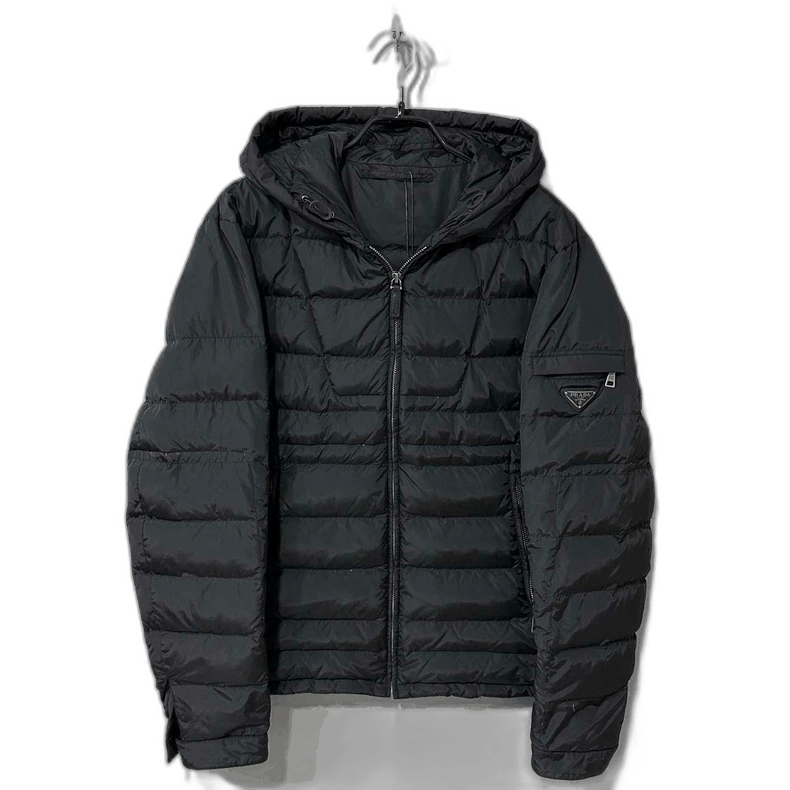 Classic Triangle Logo Down Jacket by Prada-yf