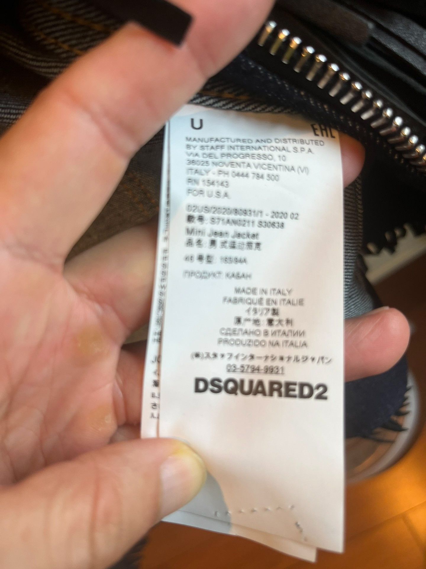 Dsquared2 Dsquared2 Fringe Denim Jacket Size US S / EU 44-46 / 1 - 7 Thumbnail