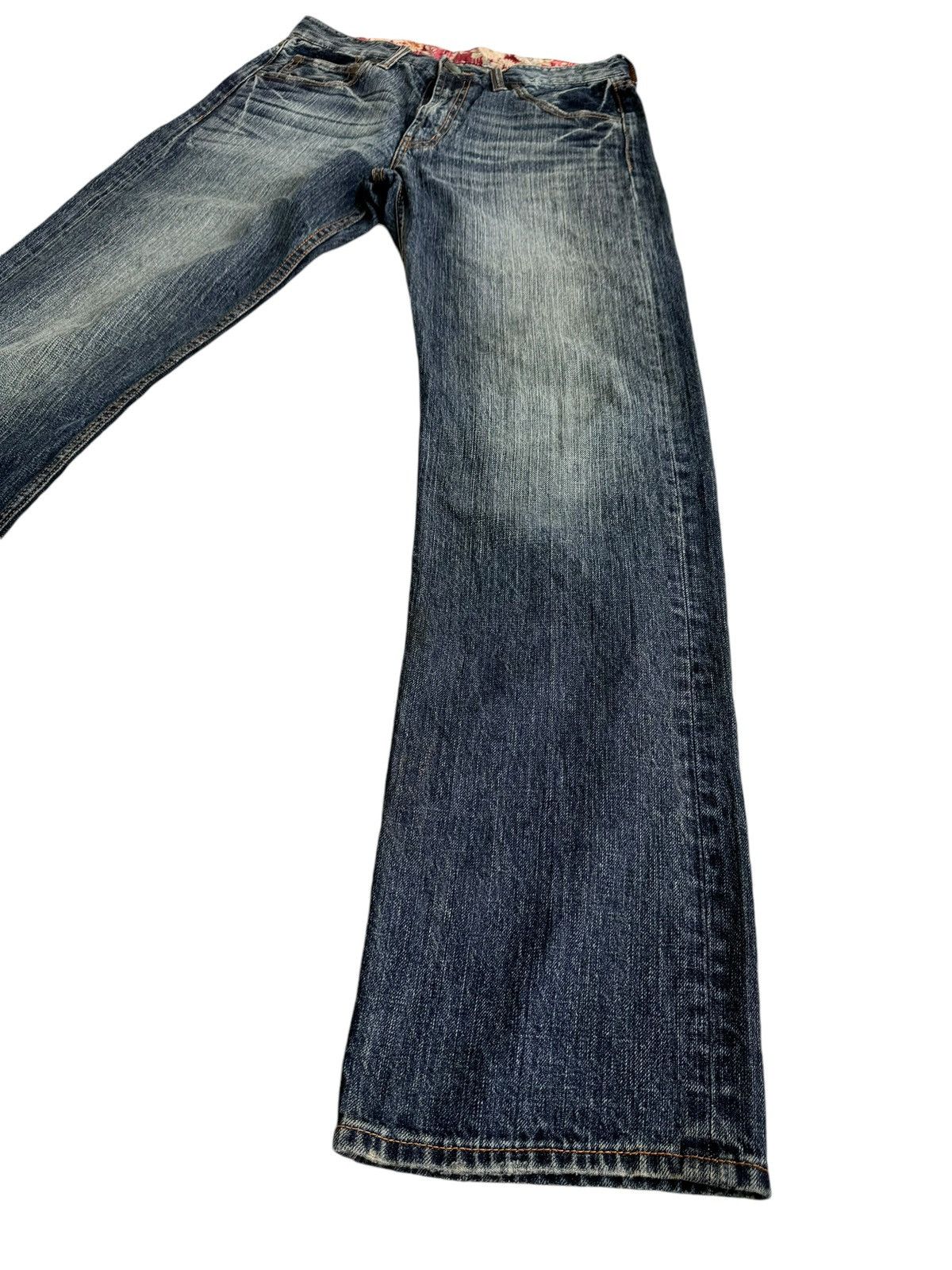 Japanese Brand ⚡️⚡️Japanese Brand Embroidery Fish Koi Denim Jeans Size US 30 / EU 46 - 9 Thumbnail