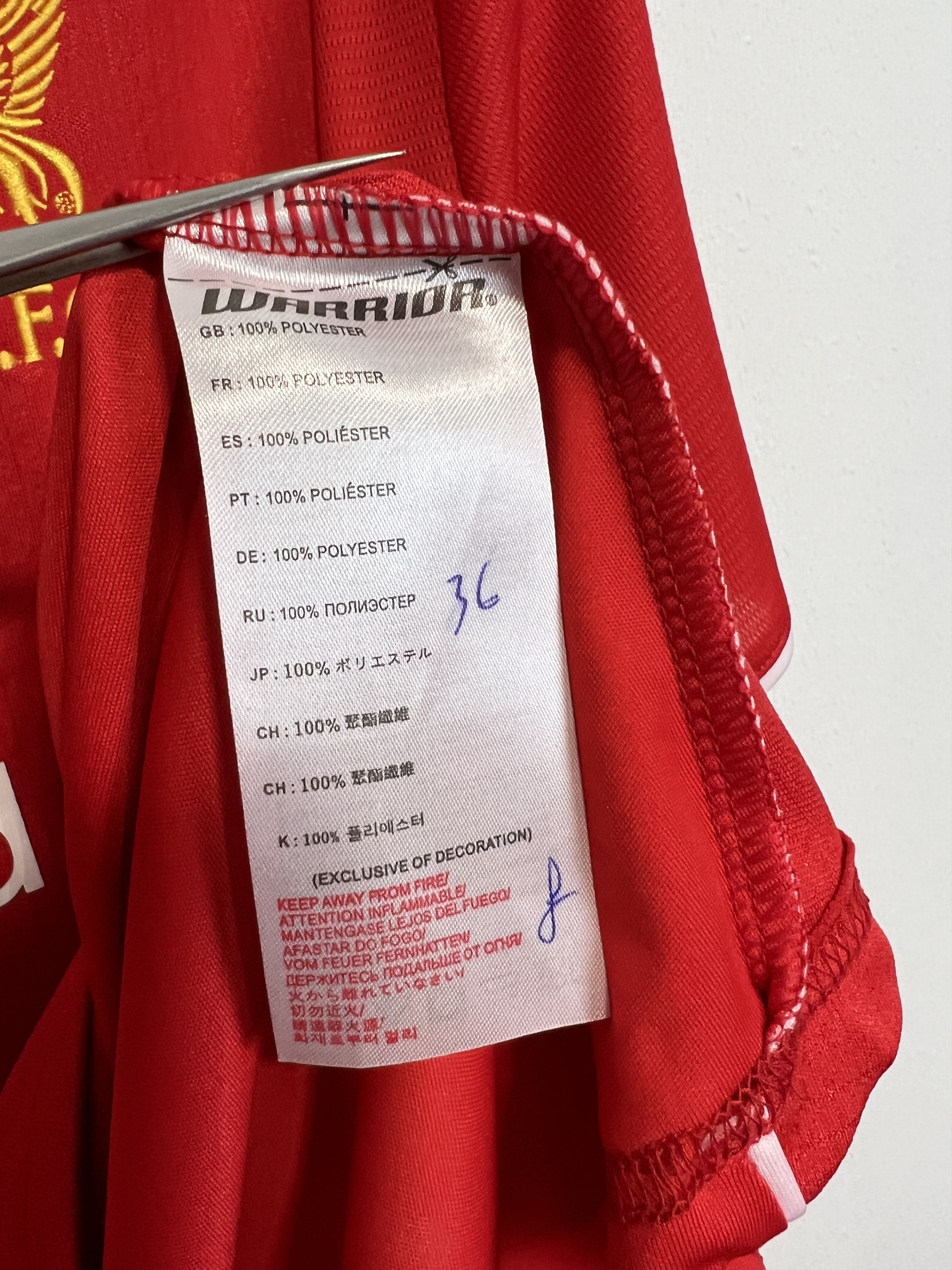 Warrior Liverpool Home football shirt Soccer #7 Suarez Jersey Trikot Size US XL / EU 56 / 4 - 8 Thumbnail