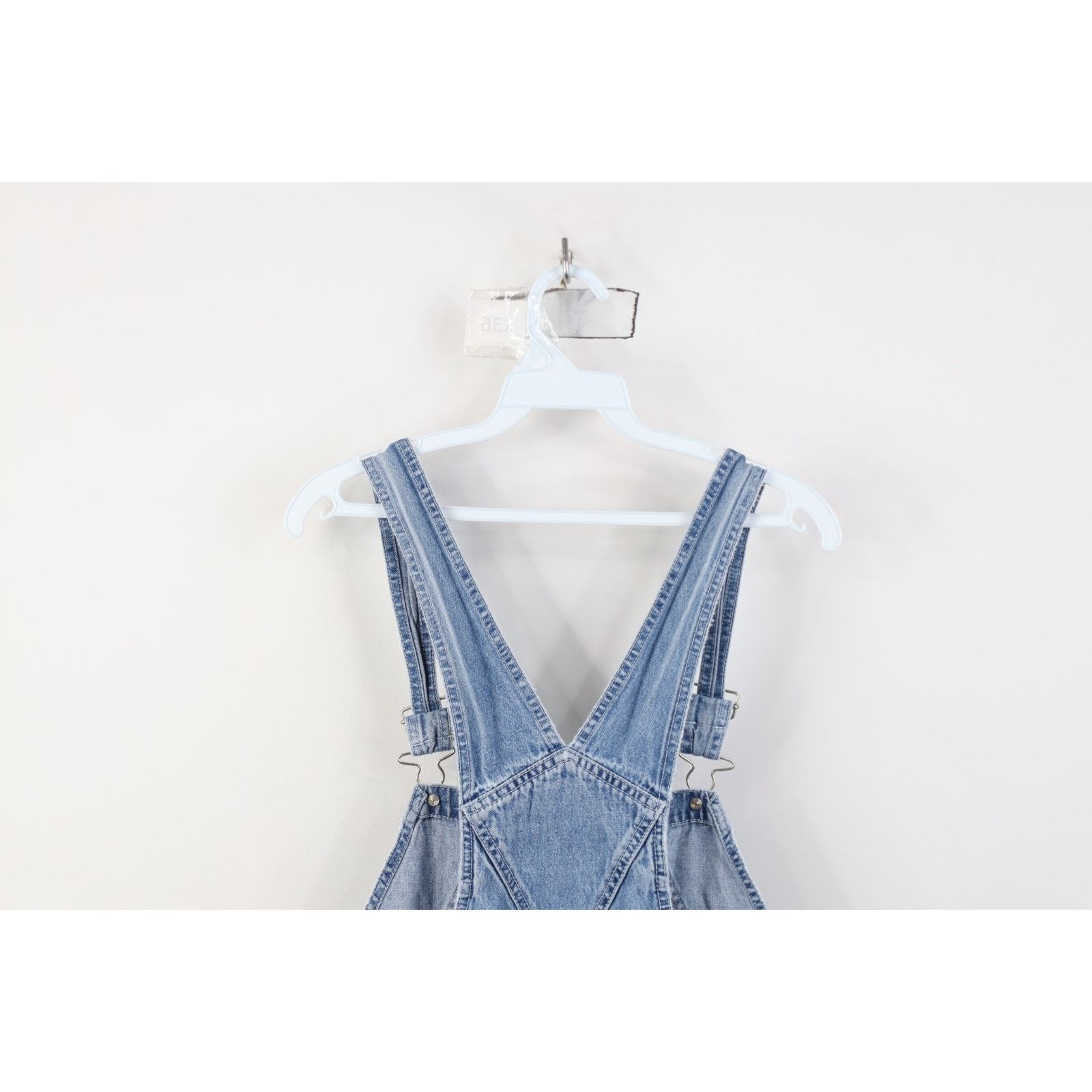 Vintage Vintage 90s Y2K Streetwear Faded Babydoll Wide Leg Overalls Size 28" / US 6 / IT 42 - 17 Thumbnail