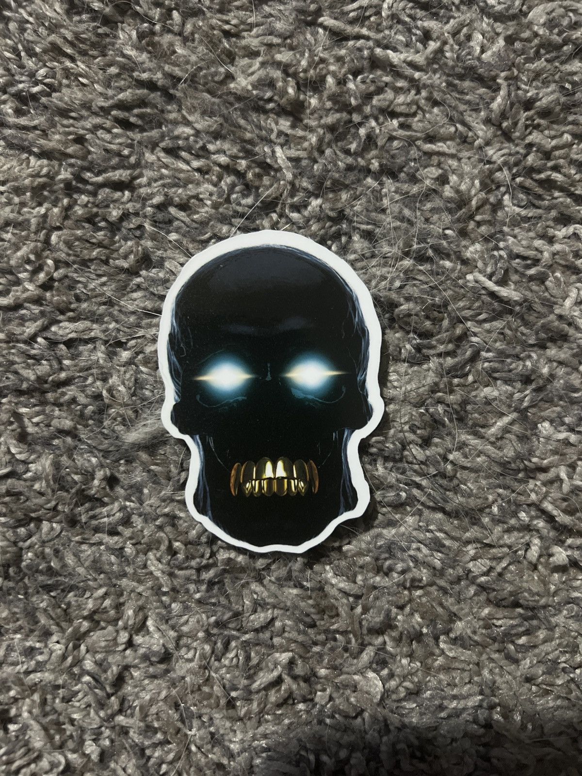 Hypebeast Skull Wearing Grillz Sticker Size ONE SIZE - 1 Thumbnail