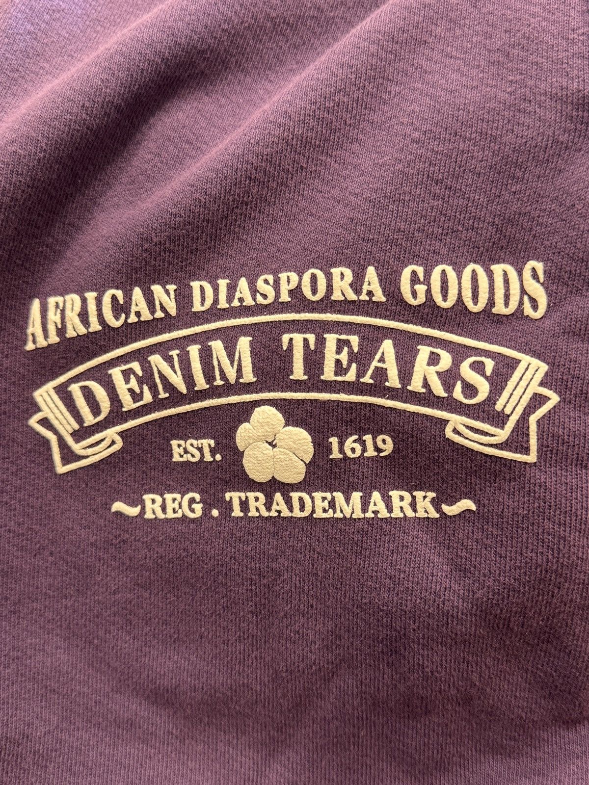 DENIM TEARS Denim Tears ADG Sweatshorts in Washed Purple Size US 30 / EU 46 - 3 Thumbnail