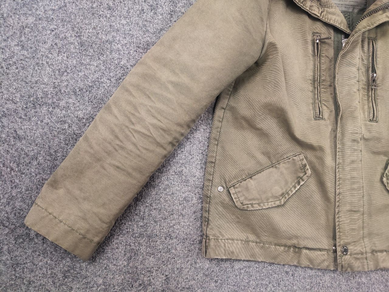 Zadig & Voltaire Zadig & Voltaire Design Caban Military Jacket Vintage Canvas Size US S / EU 44-46 / 1 - 5 Thumbnail