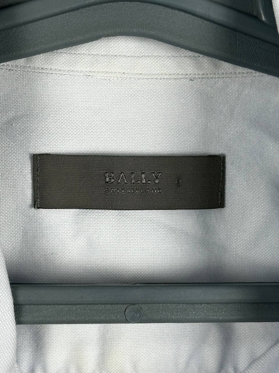 Bally Bally Italy Luxury Blue Oxford Pocket Shirt Size US M / EU 48-50 / 2 - 6 Thumbnail
