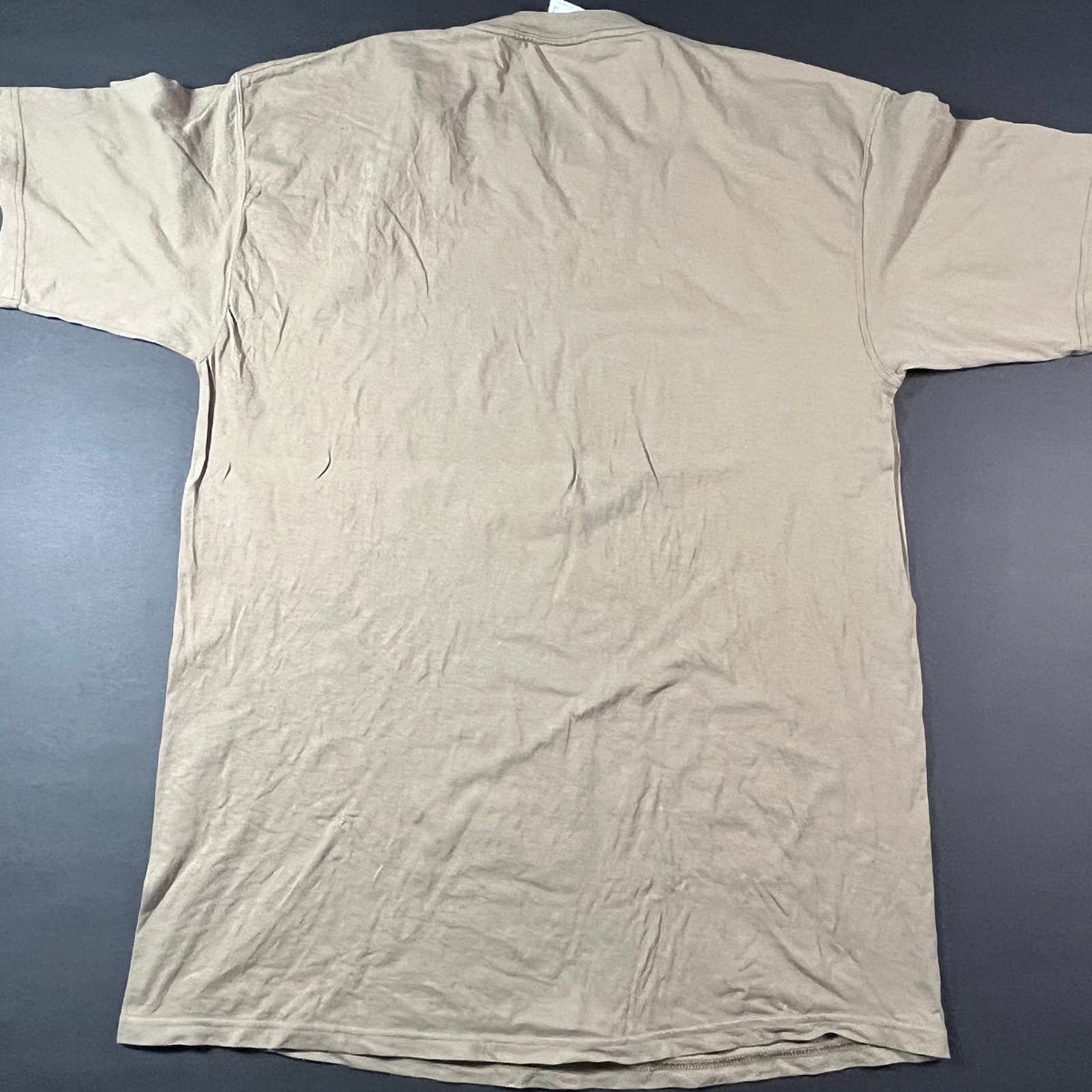 Vintage Vintage 1990’s Made In USA Lee Sport Tan Blank T-shirt XLT Size US XL / EU 56 / 4 - 10 Thumbnail