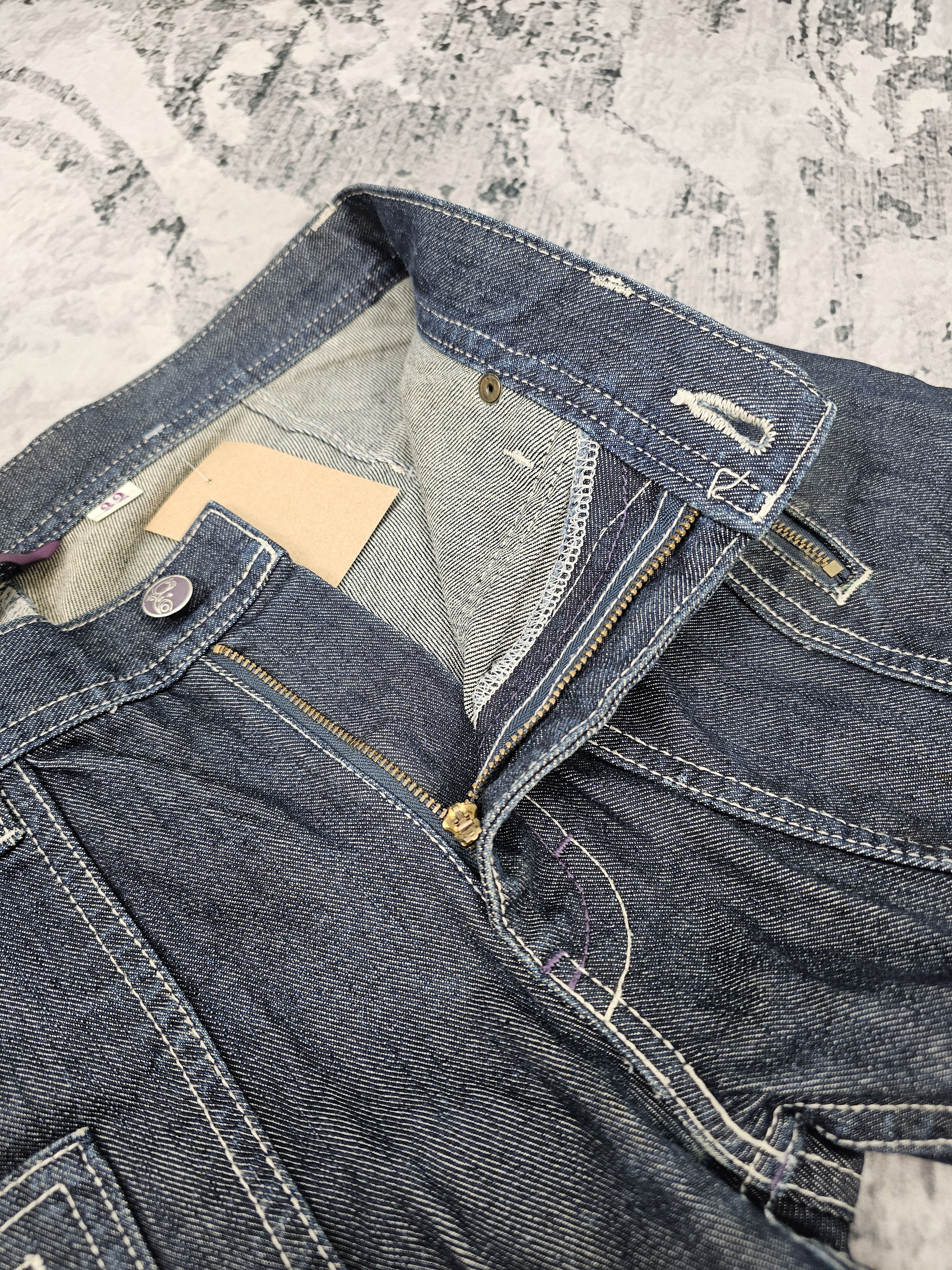 Japanese Brand KELEN Workwear Crazy Pockets Design Jeans JB0259 Size 34x33 Size US 34 / EU 50 - 13 Thumbnail