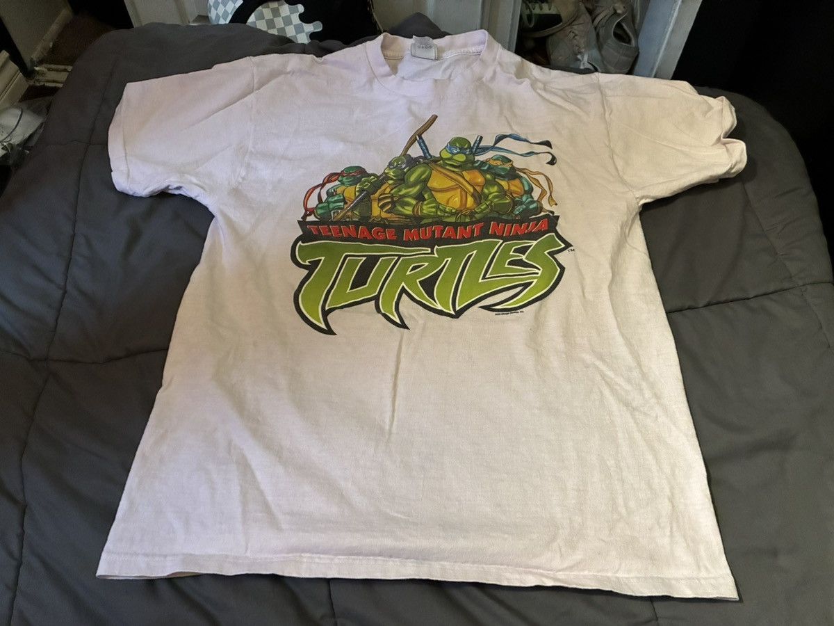 Nickelodeon (pink-stained in wash) (2003) TMNT shirt Size US L / EU 52-54 / 3 - 1 Thumbnail