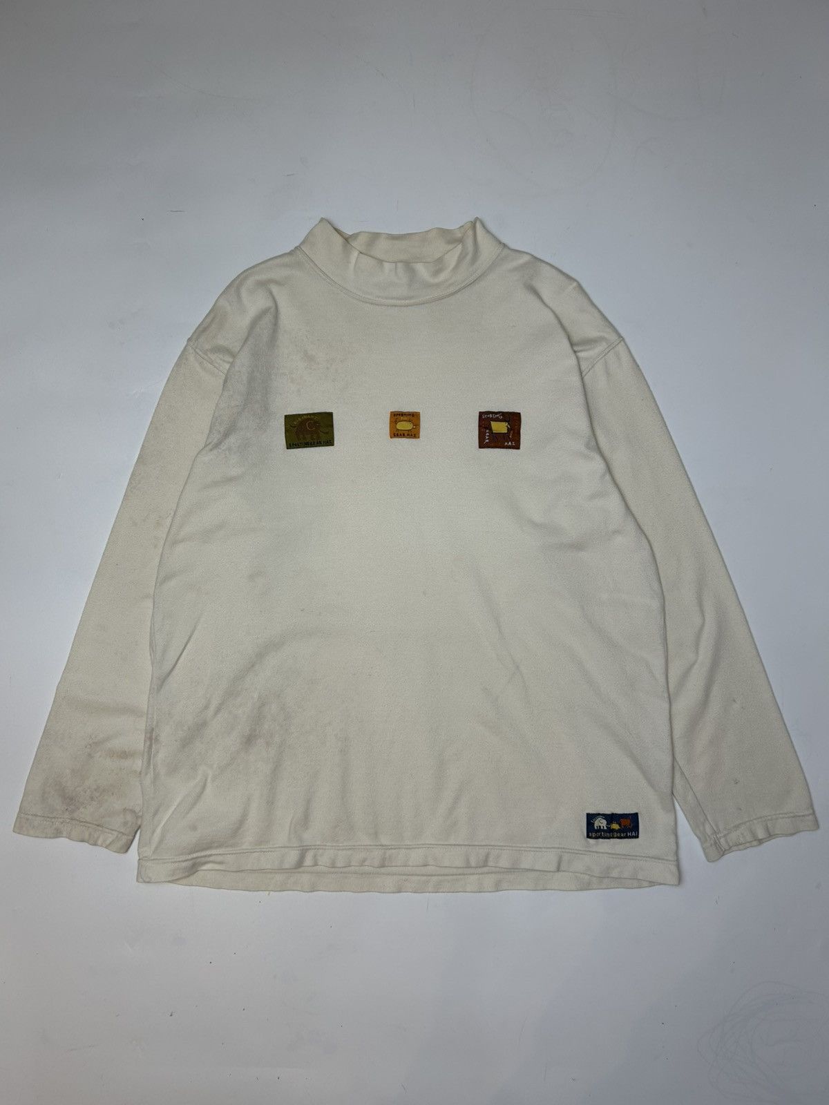 Designer × Hai Sporting Gear × Issey Miyake HAI SPORTING GEAR PATCHED LONG SLEEVE T-SHIRT Size US M / EU 48-50 / 2 - 1 Thumbnail