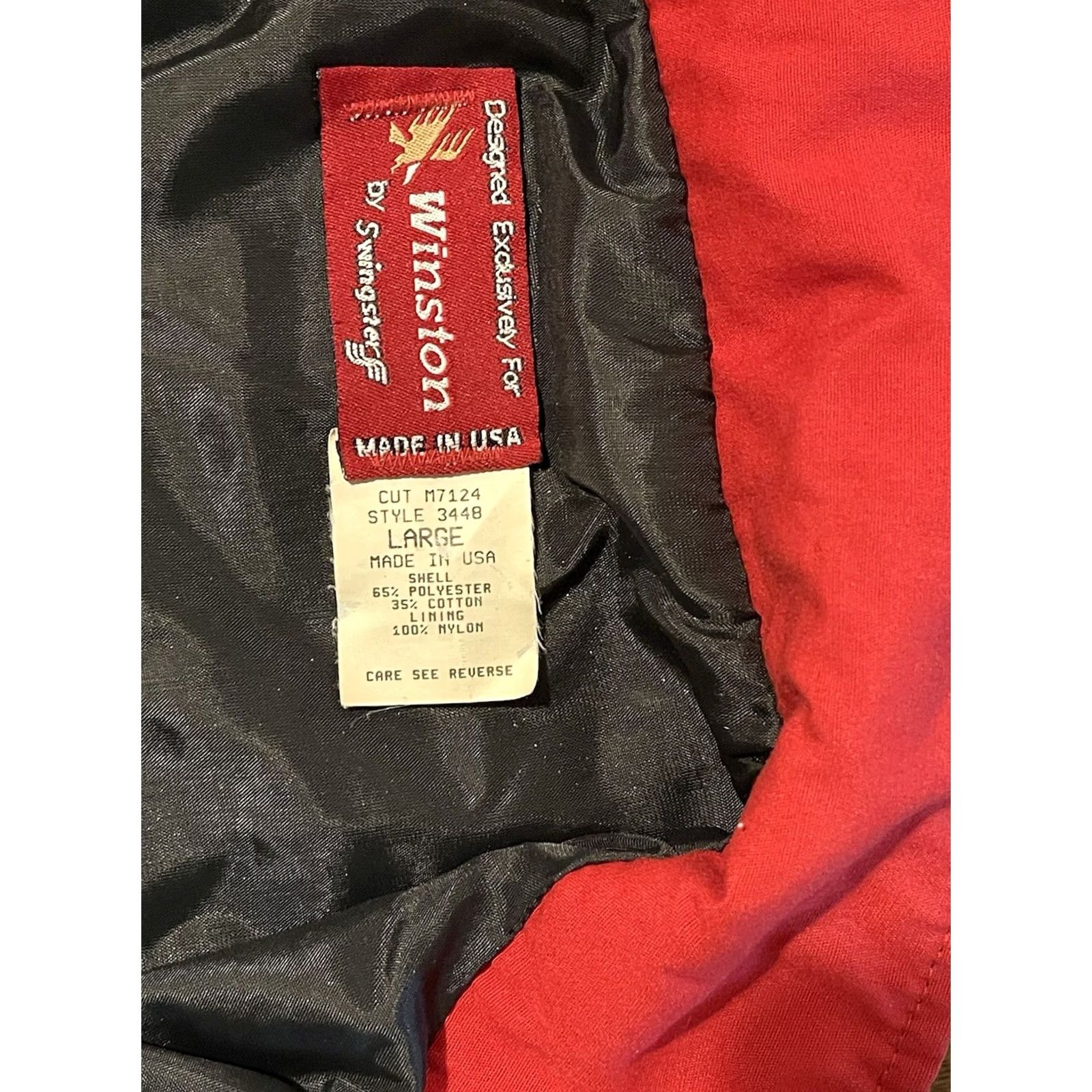 Vintage VINTAGE Winston by Swingster Racing Team Bomber Jacket N/A Men L Black 90s USA Racing Clothes Jacket Size US L / EU 52-54 / 3 - 3 Thumbnail