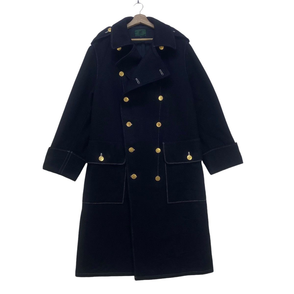 Jean Paul Gaultier Jean Paul Gaultier 'Hiver' 1989-90 Military Wool Overcoat Size US M / EU 48-50 / 2 - 1 Thumbnail