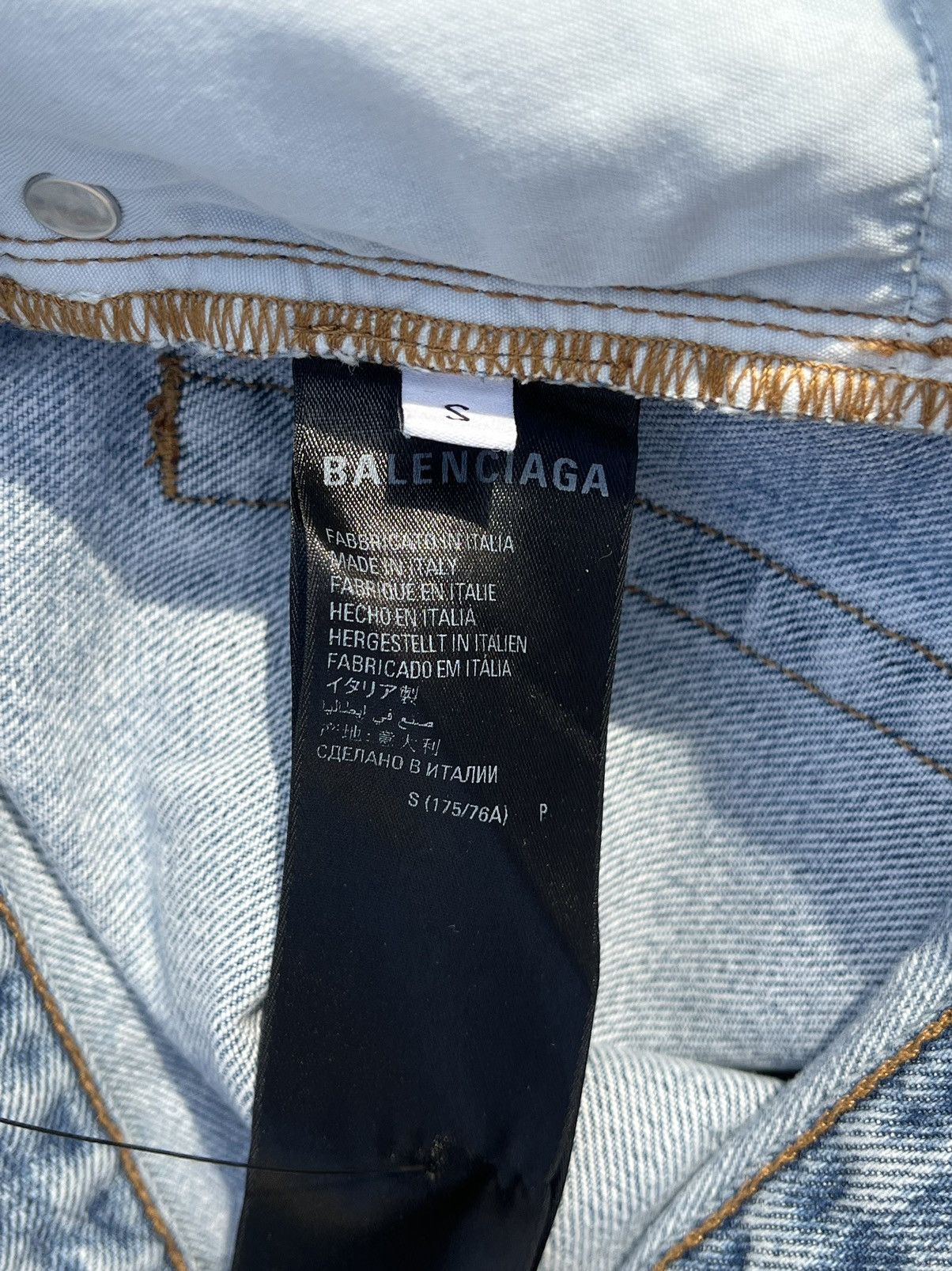 Balenciaga FW21 Balenciaga Light Wash Straight Leg Denim Size US 32 / EU 48 - 8 Thumbnail