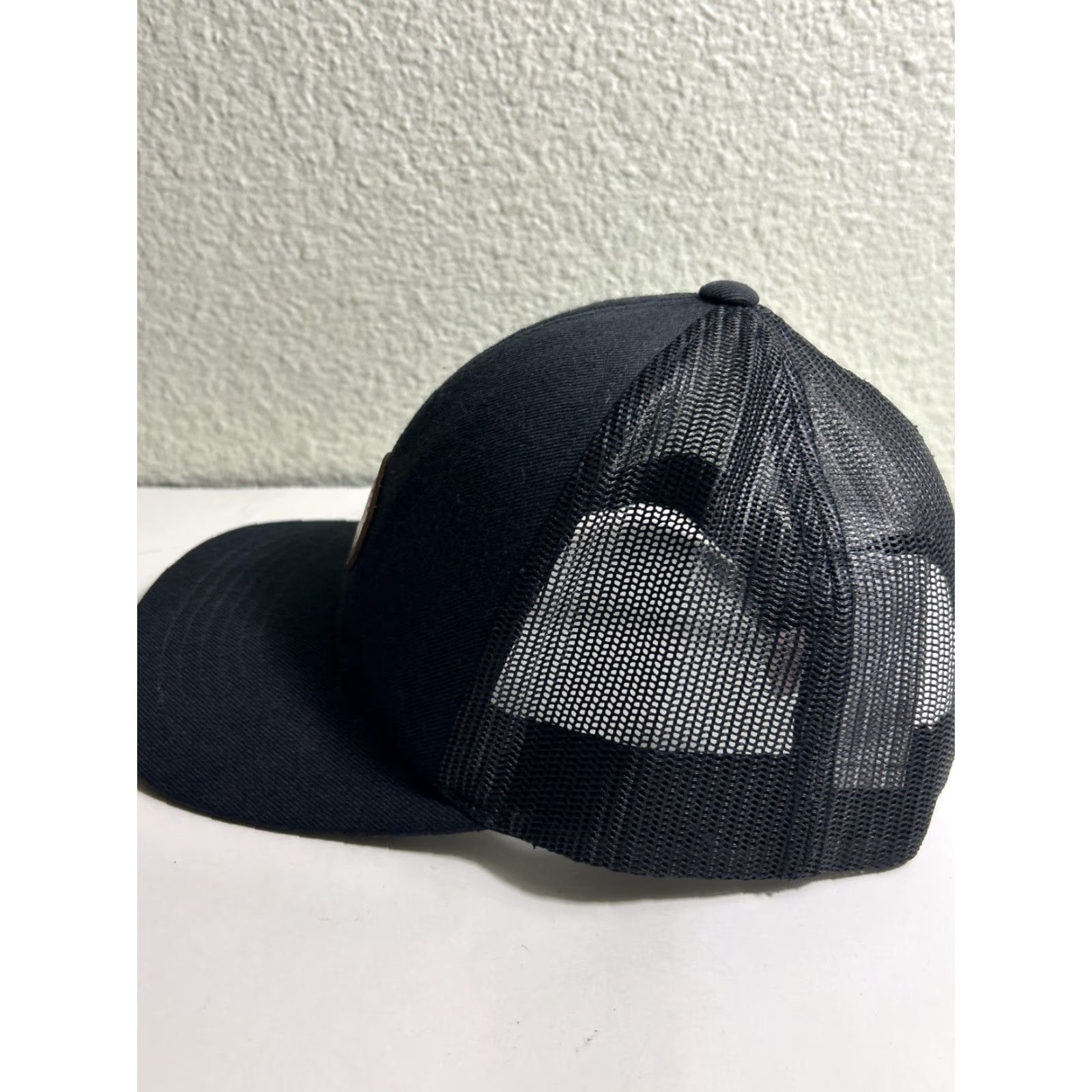 RVCA RVCA The Balance of Opposite Black Snapback Hat Men OSFM Adjustable Brown Logo Size ONE SIZE - 6 Thumbnail
