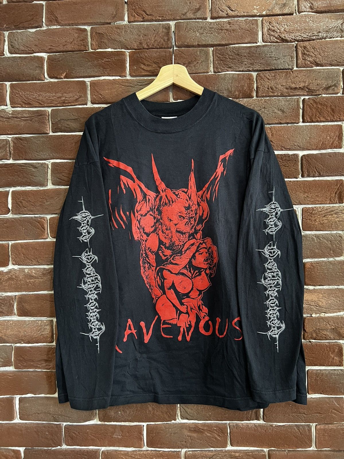 Rare Vintage 2001 God Dethroned Ravenous Metal Band Tshirt