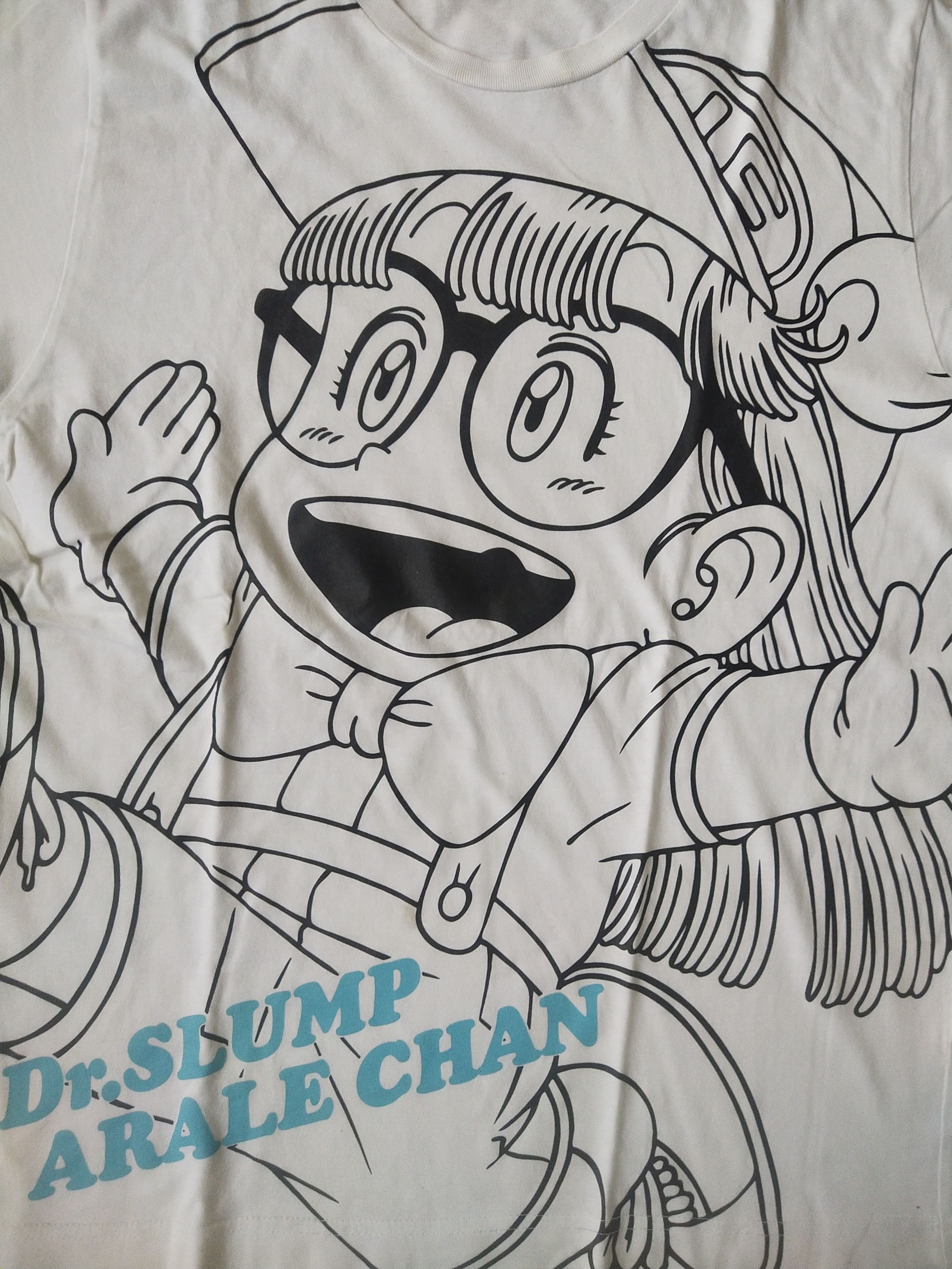 Anime Dr. Slump Arale DBZ AOP Mega Print White Anime Tee Size US M / EU 48-50 / 2 - 2 Thumbnail