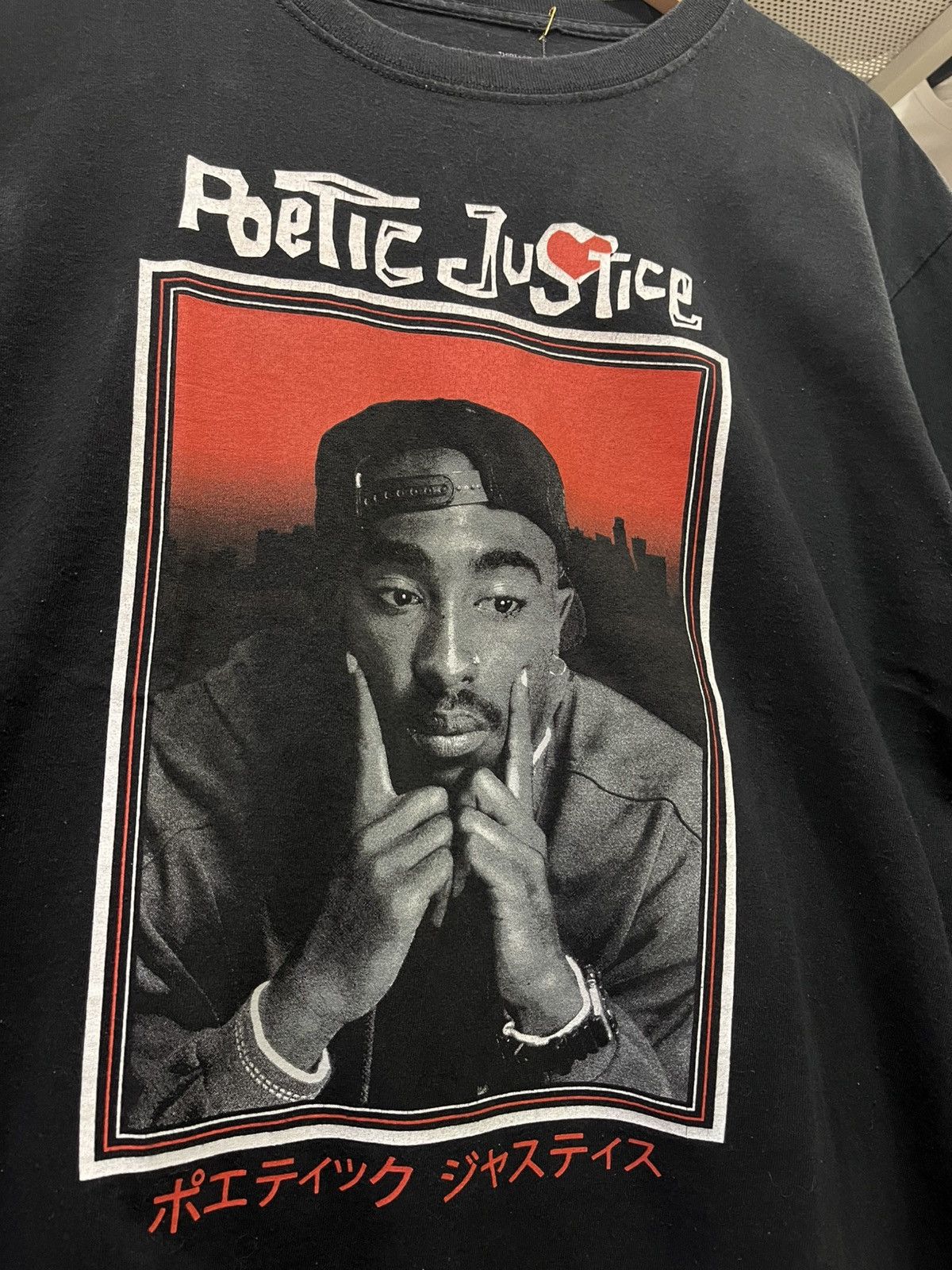 Band Tees Tupac Shakur Poetic Justice 2Pac Long Sleeve Tee Shirt Size US L / EU 52-54 / 3 - 2 Thumbnail
