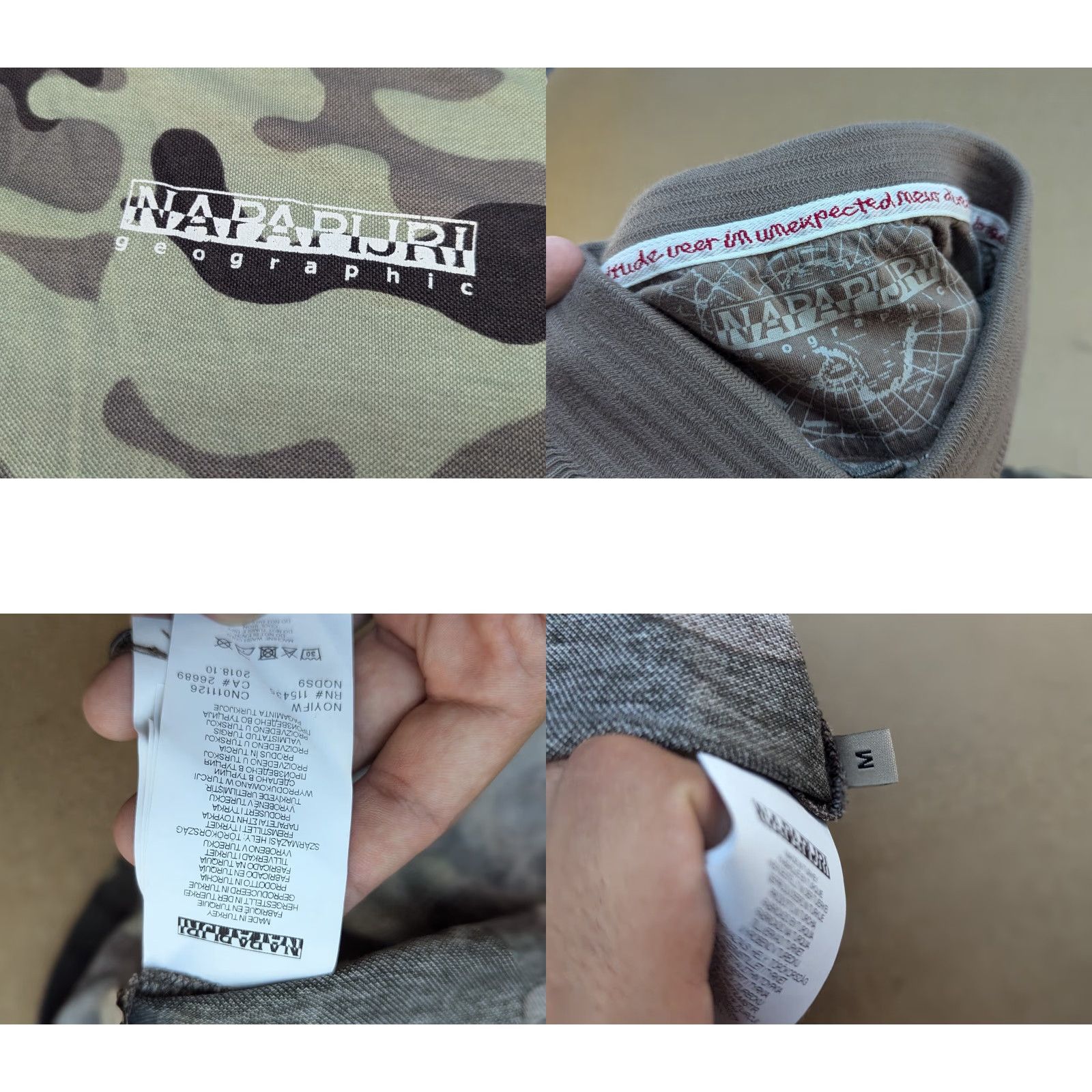 Napapijri Napapijri Polo Shirt Mens Size M Camo Military Camouflage Short Sleeves Size US M / EU 48-50 / 2 - 8 Thumbnail