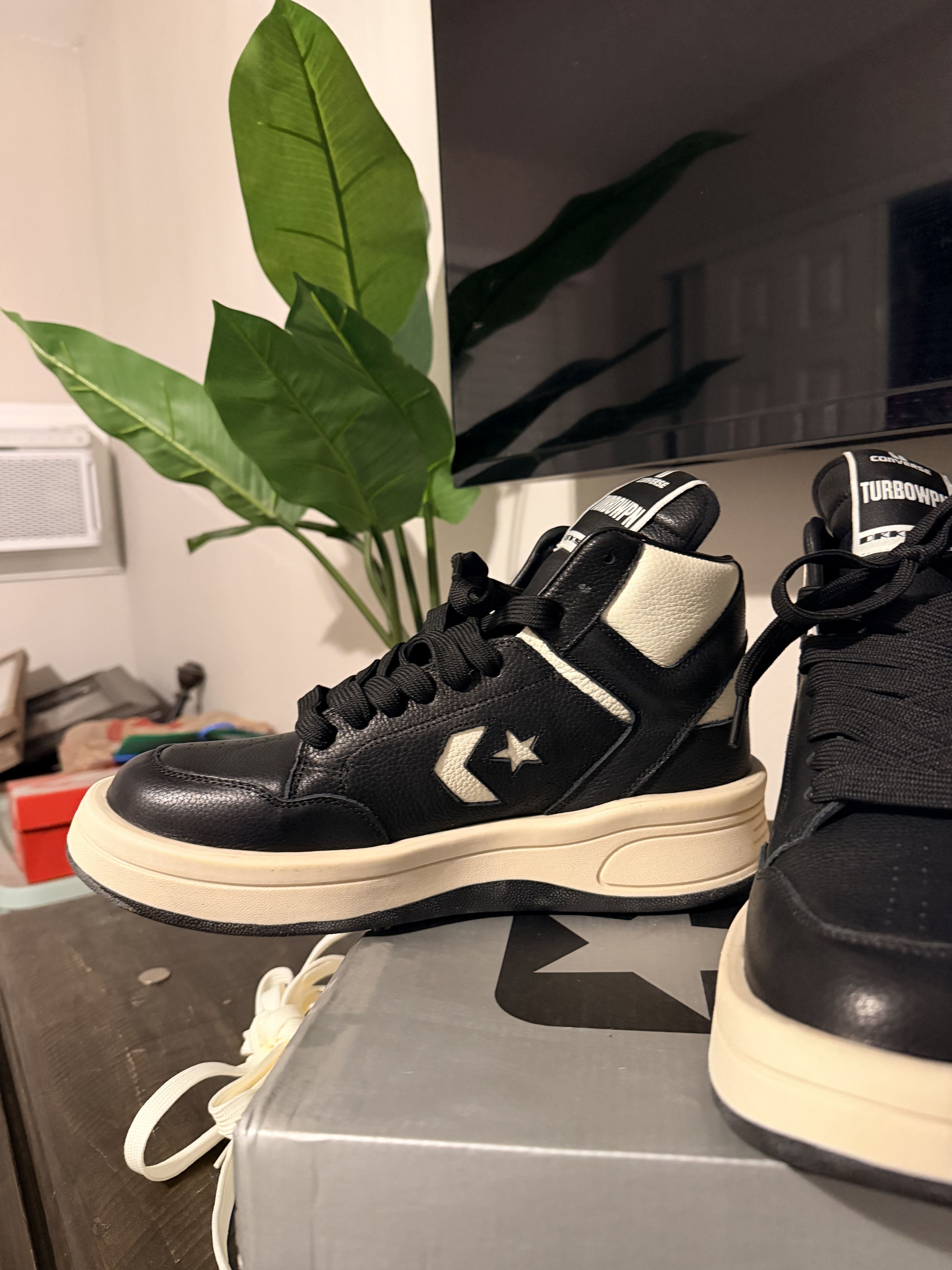 Rick Owens Rick Owen’s Collab with converse Size US 10 / EU 43 - 4 Thumbnail
