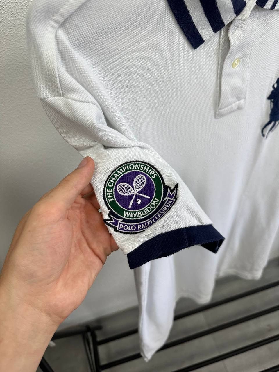 Polo Ralph Lauren × Ralph Lauren × Vintage Ralph Lauren Wimbledon Official Rare Tennis Polo Shirt sz L Size US L / EU 52-54 / 3 - 3 Thumbnail