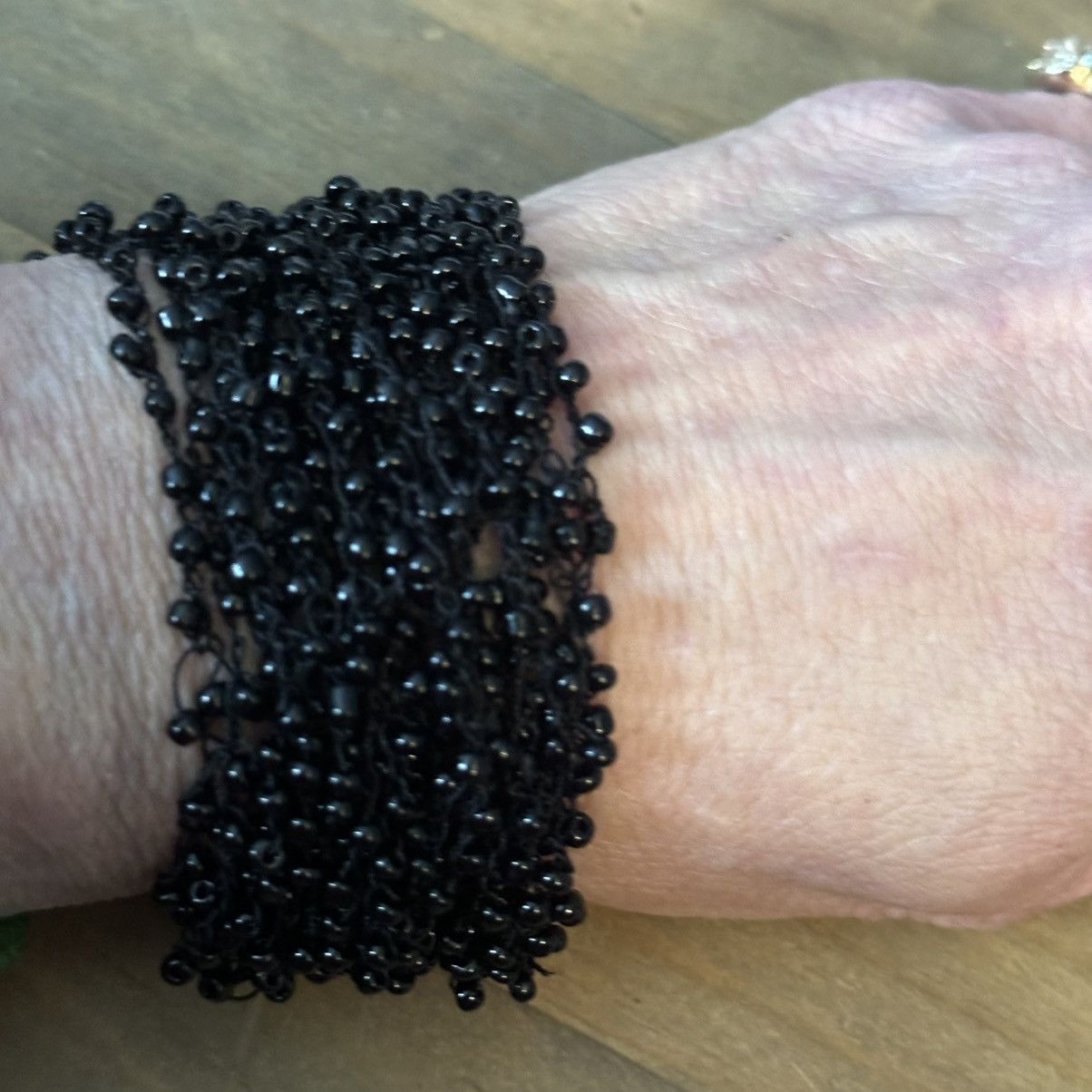 Other Black macrame seed bead bracelet Size ONE SIZE - 3 Thumbnail